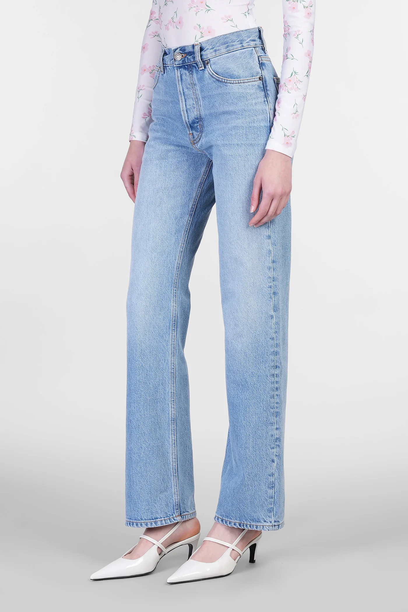 Jeans in blue cotton - Image 4