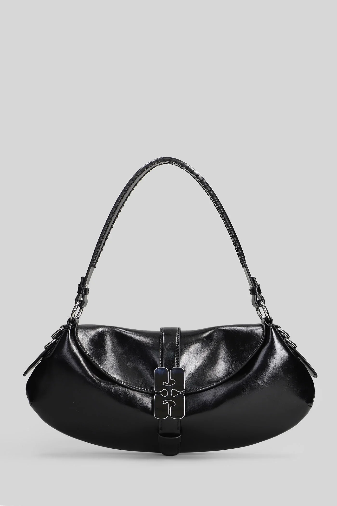 B kat box Shoulder bag in black leather - Image 6