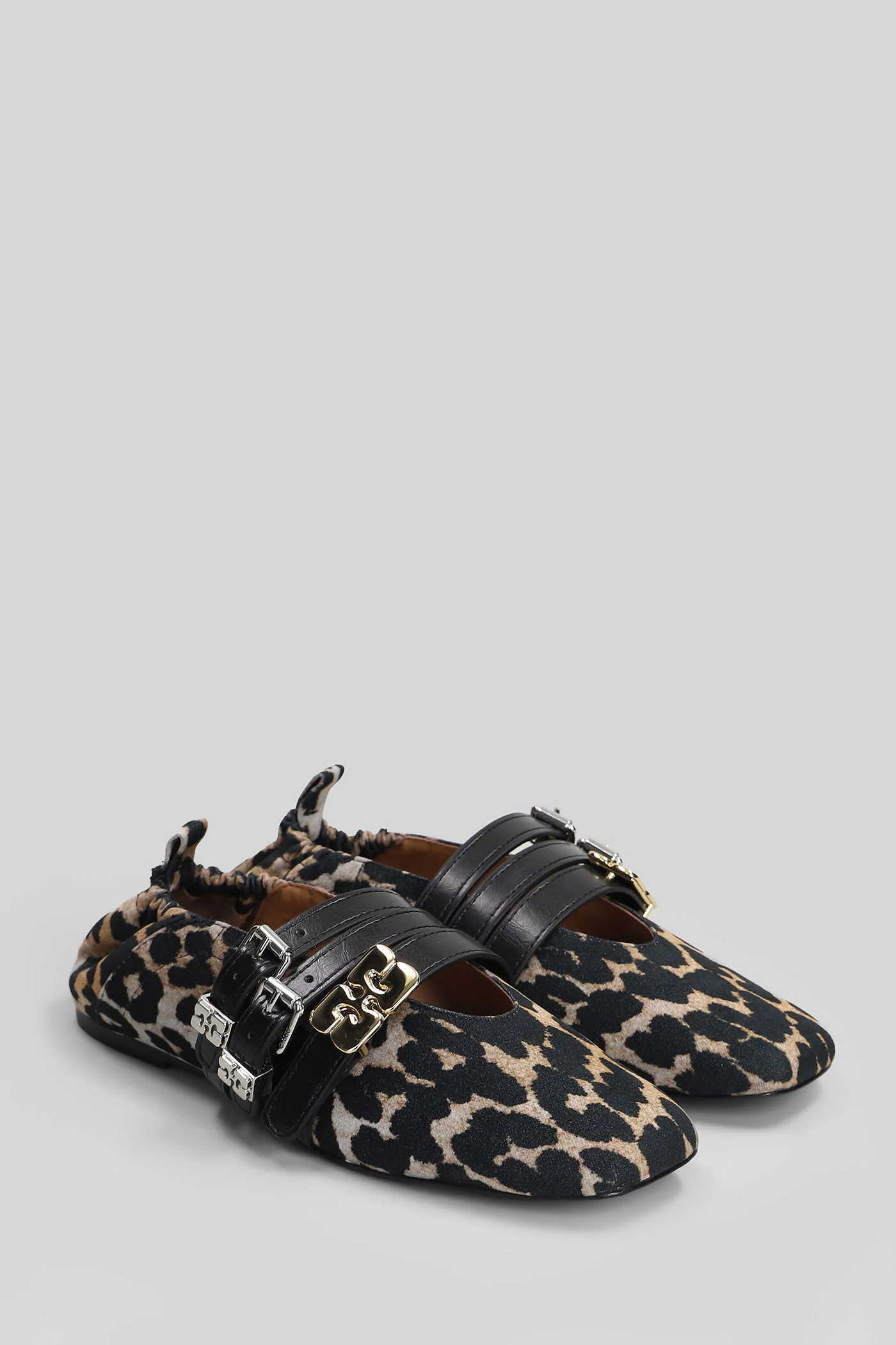 Ballet flats in Animalier cotton - Image 2
