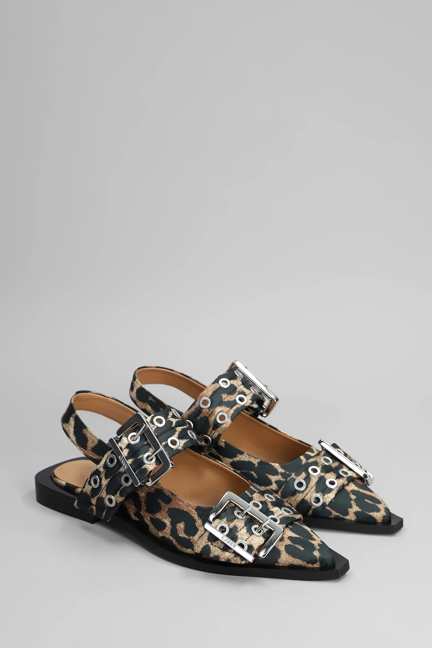 Ballet flats in Animalier polyester - Image 2