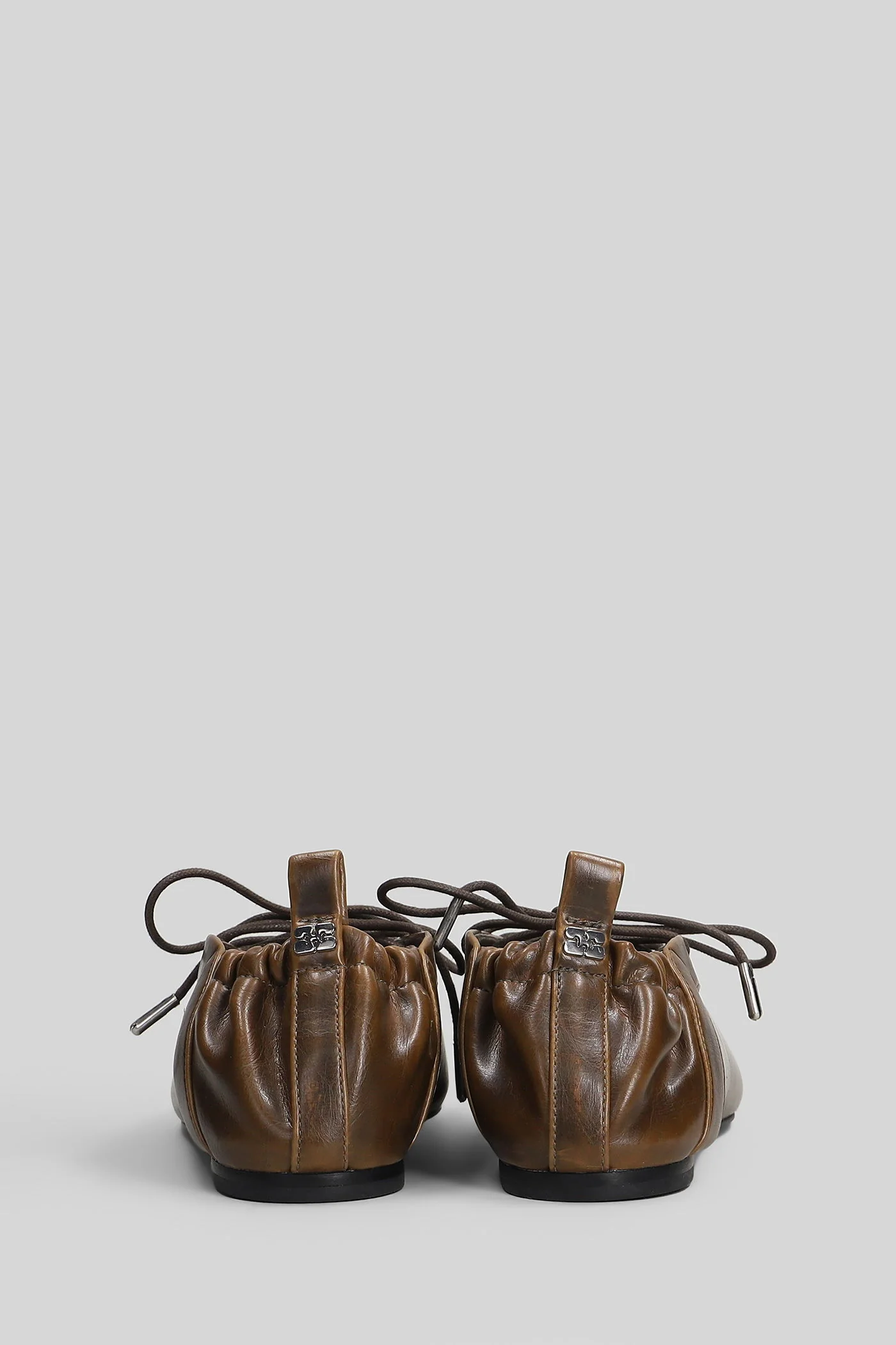 Ballet flats in brown Polyuretan - Image 4