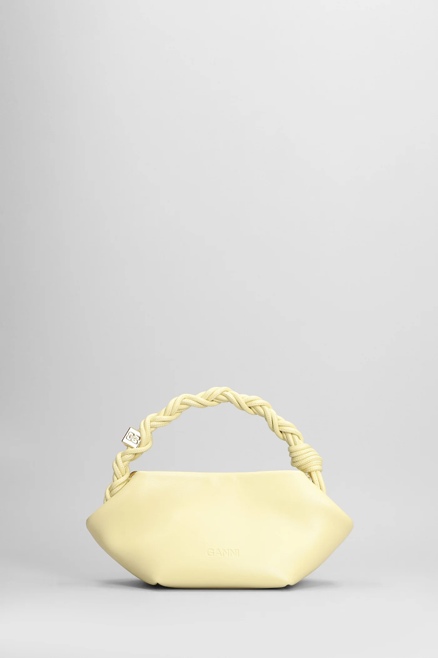 Bou bag mini Hand bag in yellow leather - Image 3