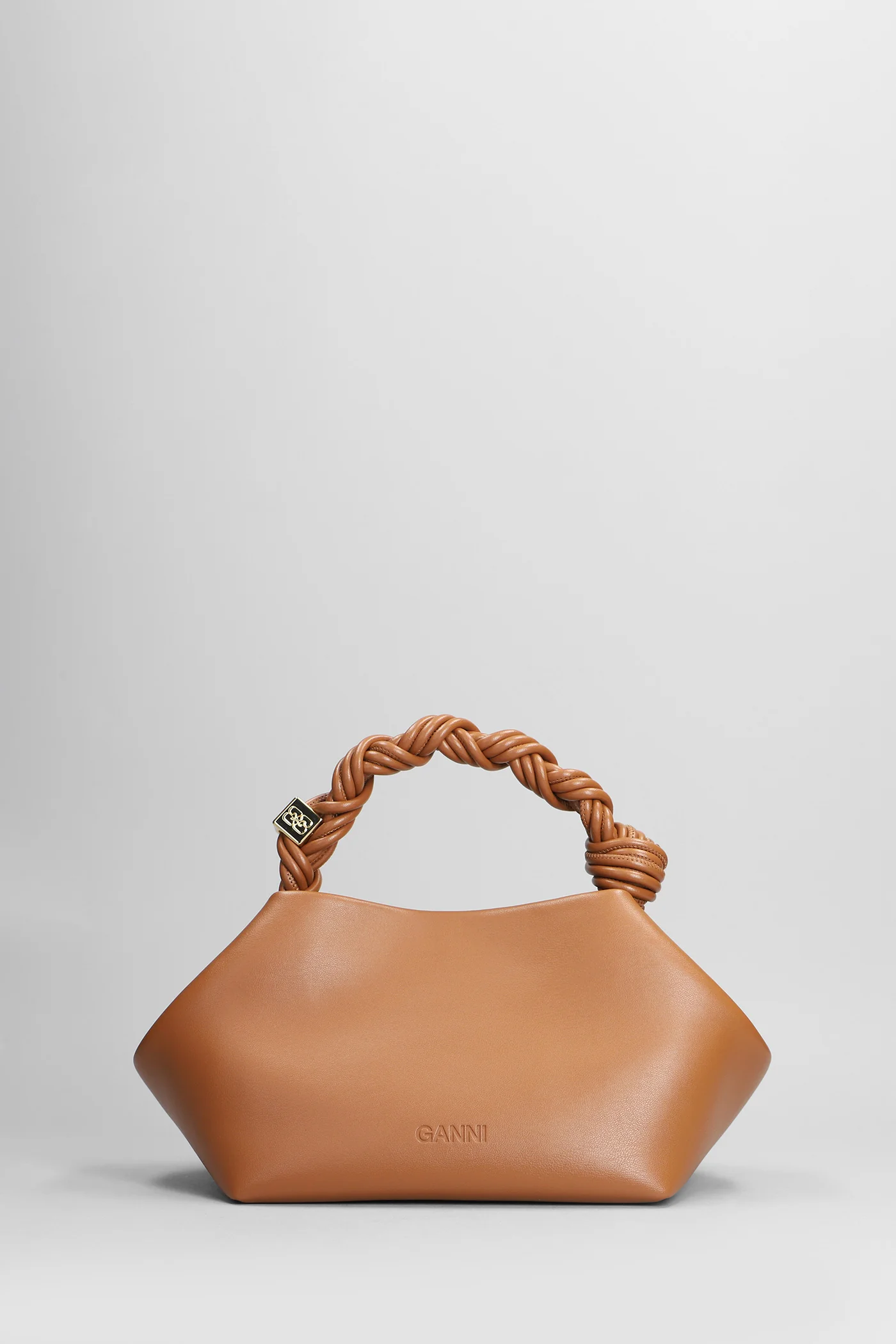Bou bag small Hand bag in leather color leather - Image 3