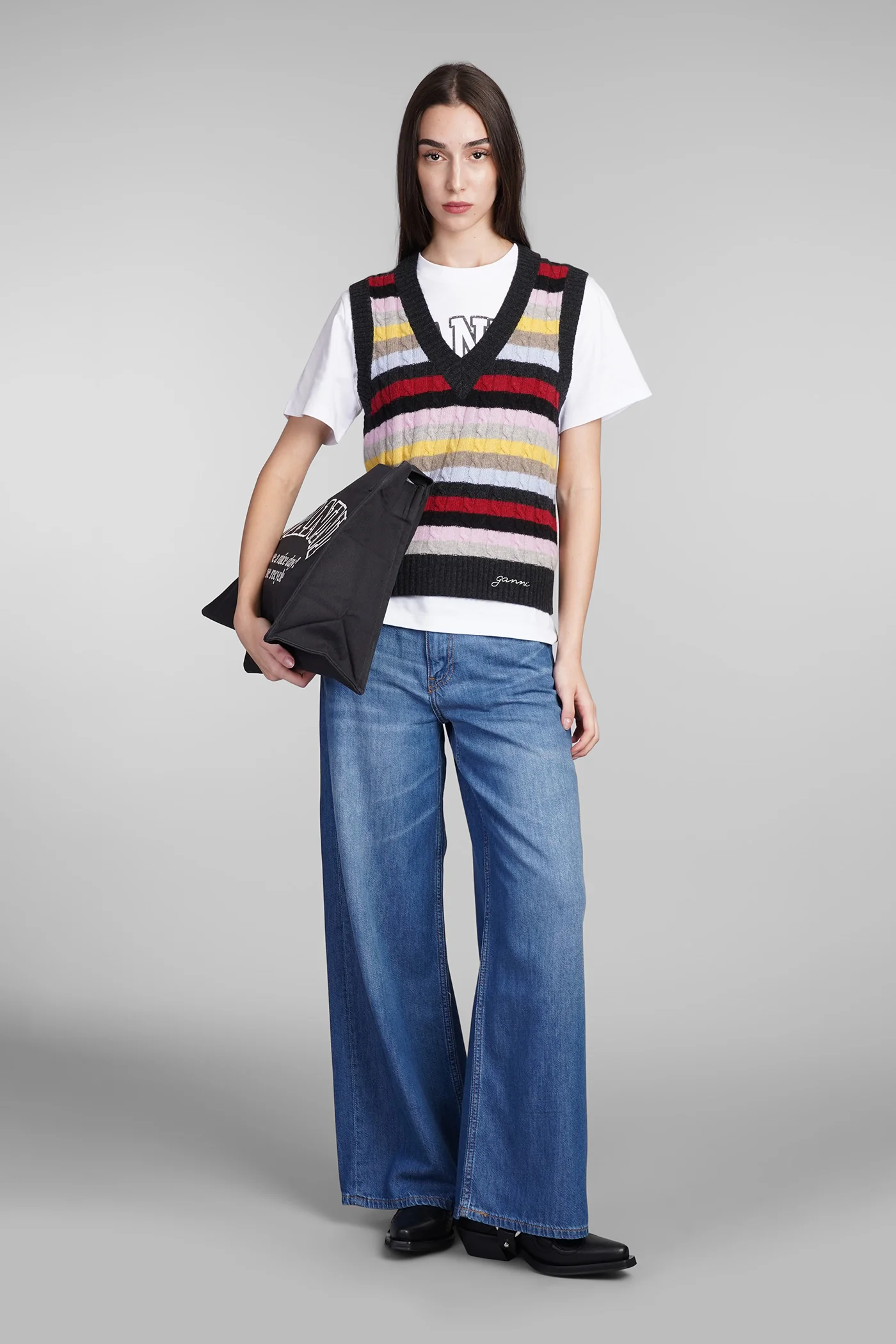 Jeans in blue cotton - Image 2