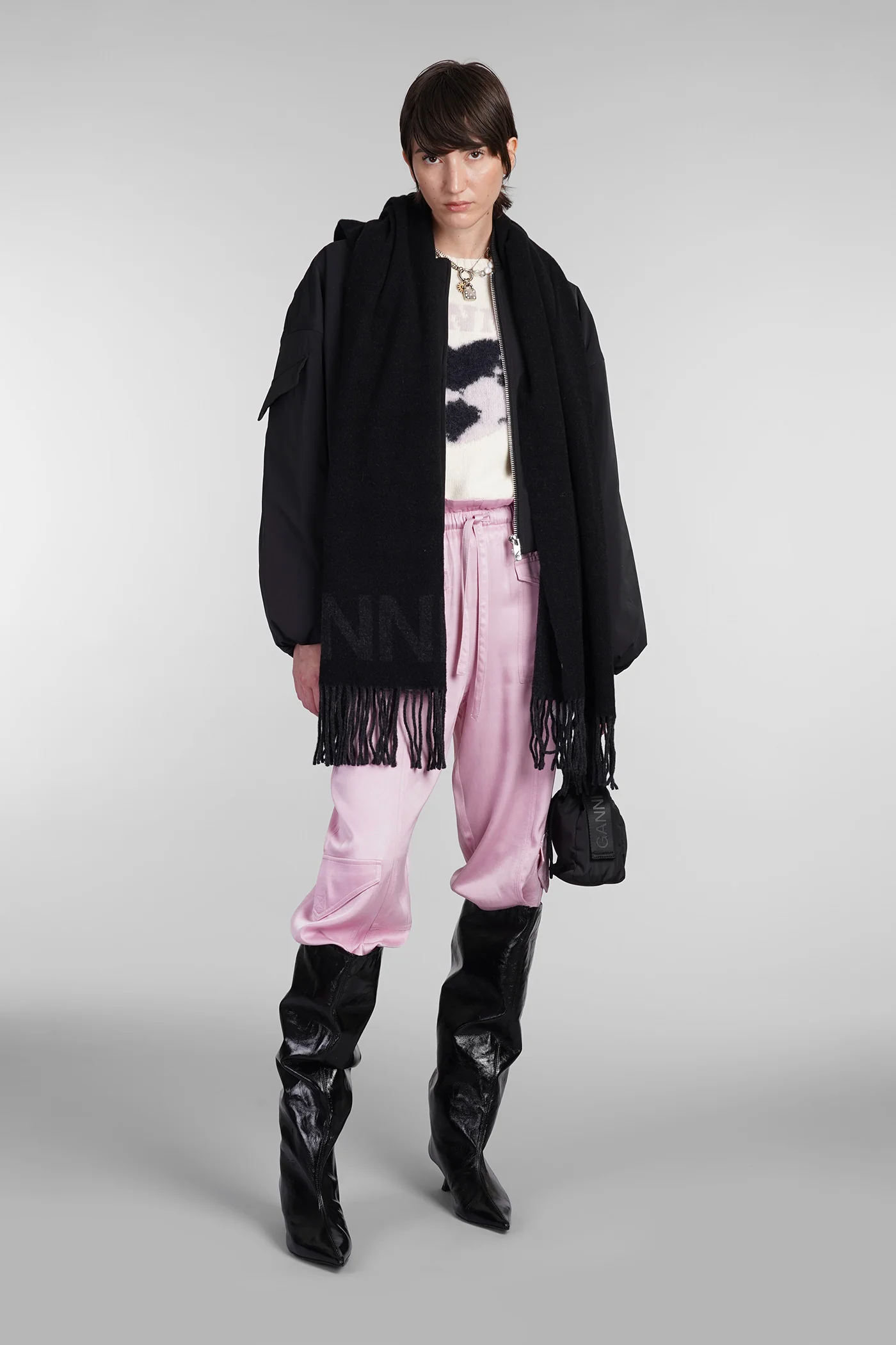 Knitwear in beige wool - Image 2