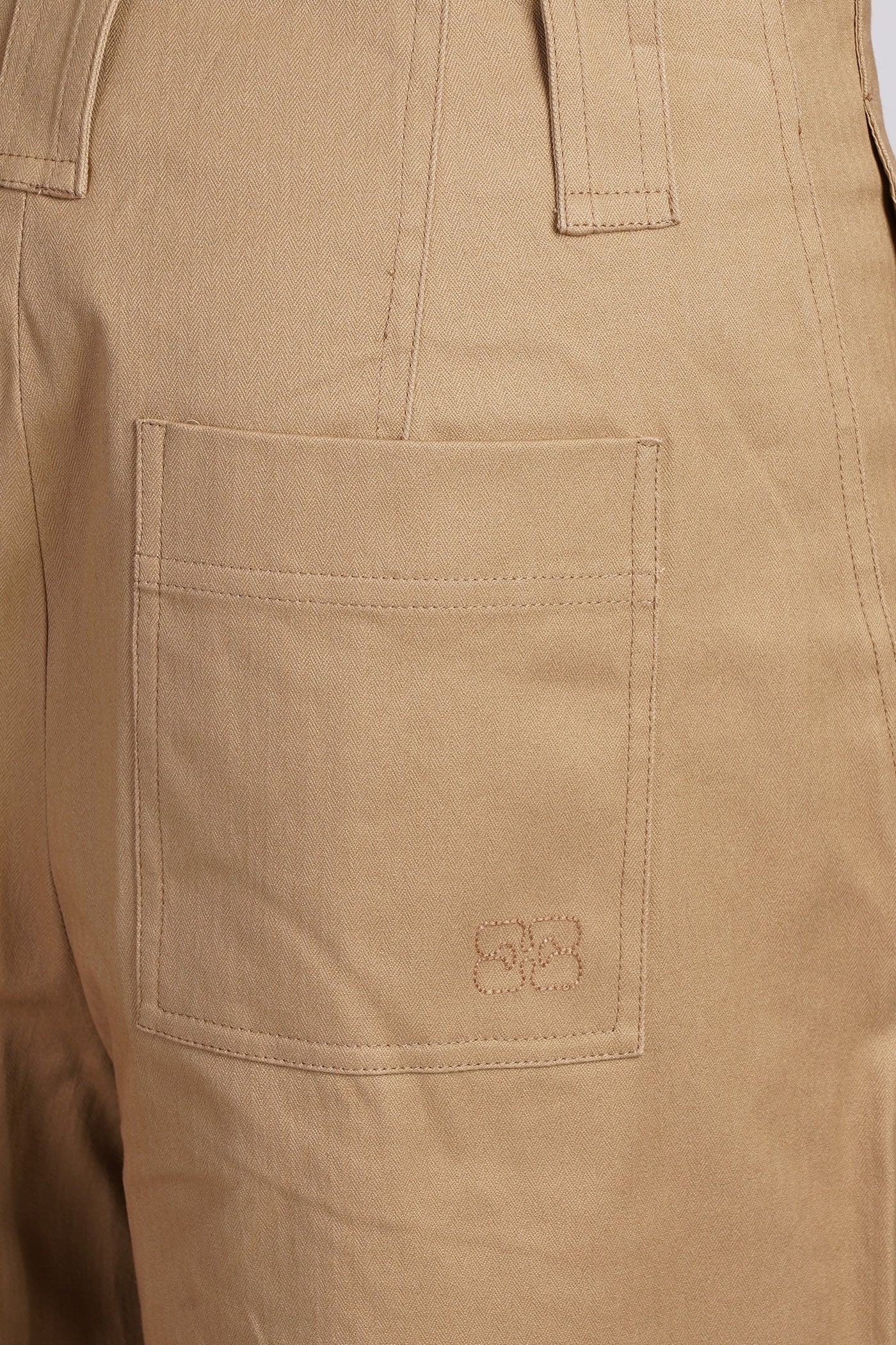 Pants in beige cotton - Image 5