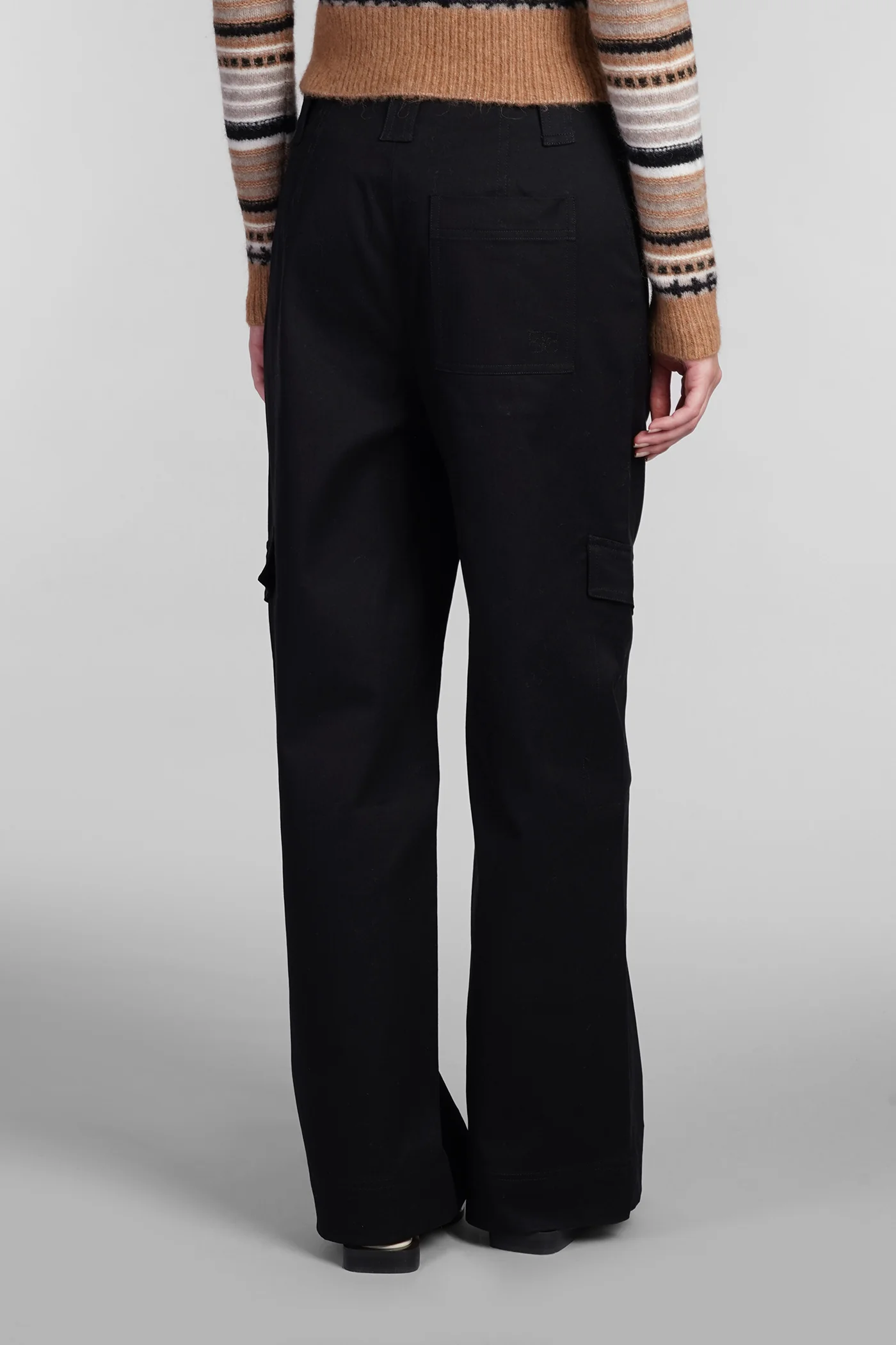 Pants in black cotton - Image 3