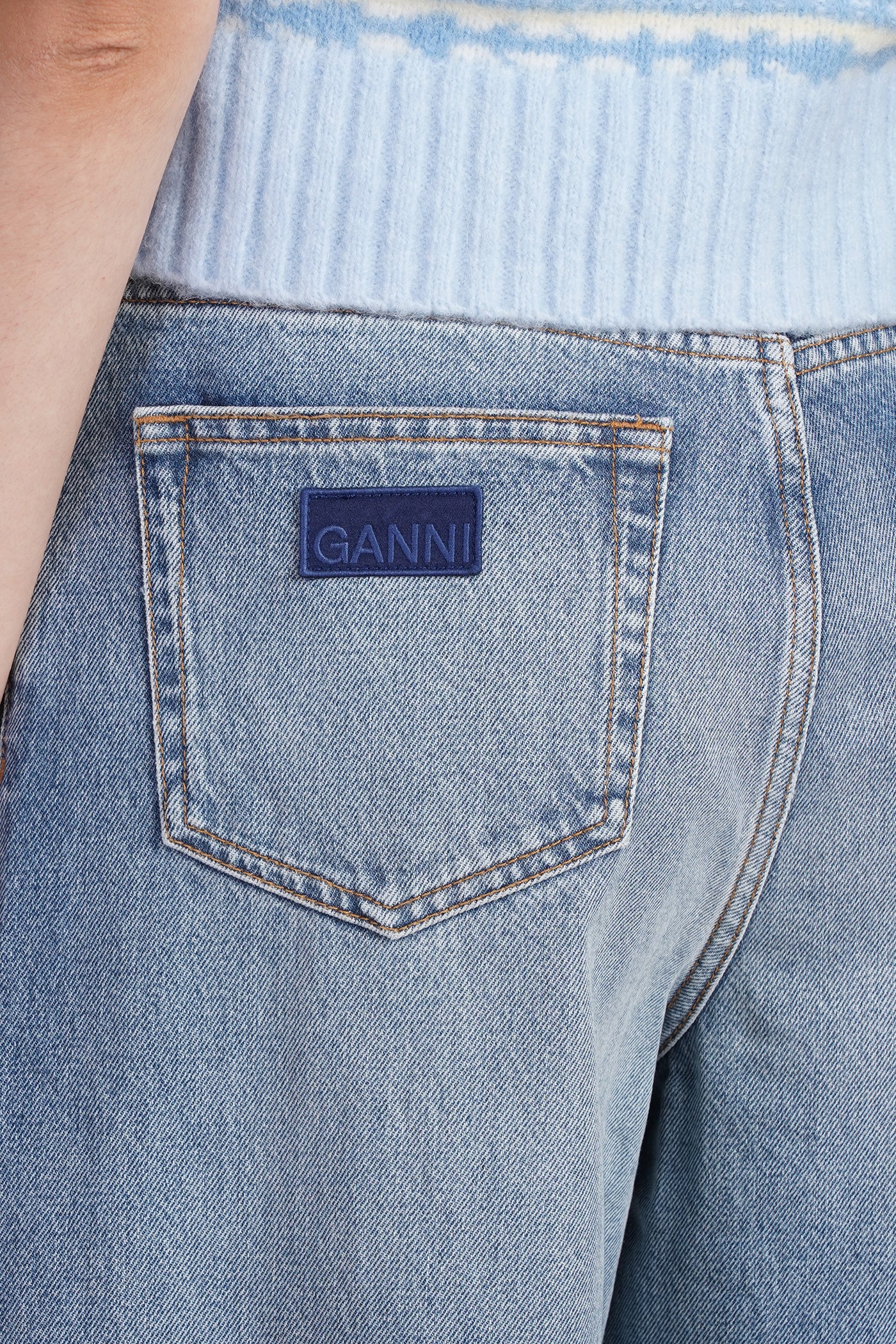 Stary Jeans in blue cotton - Image 5