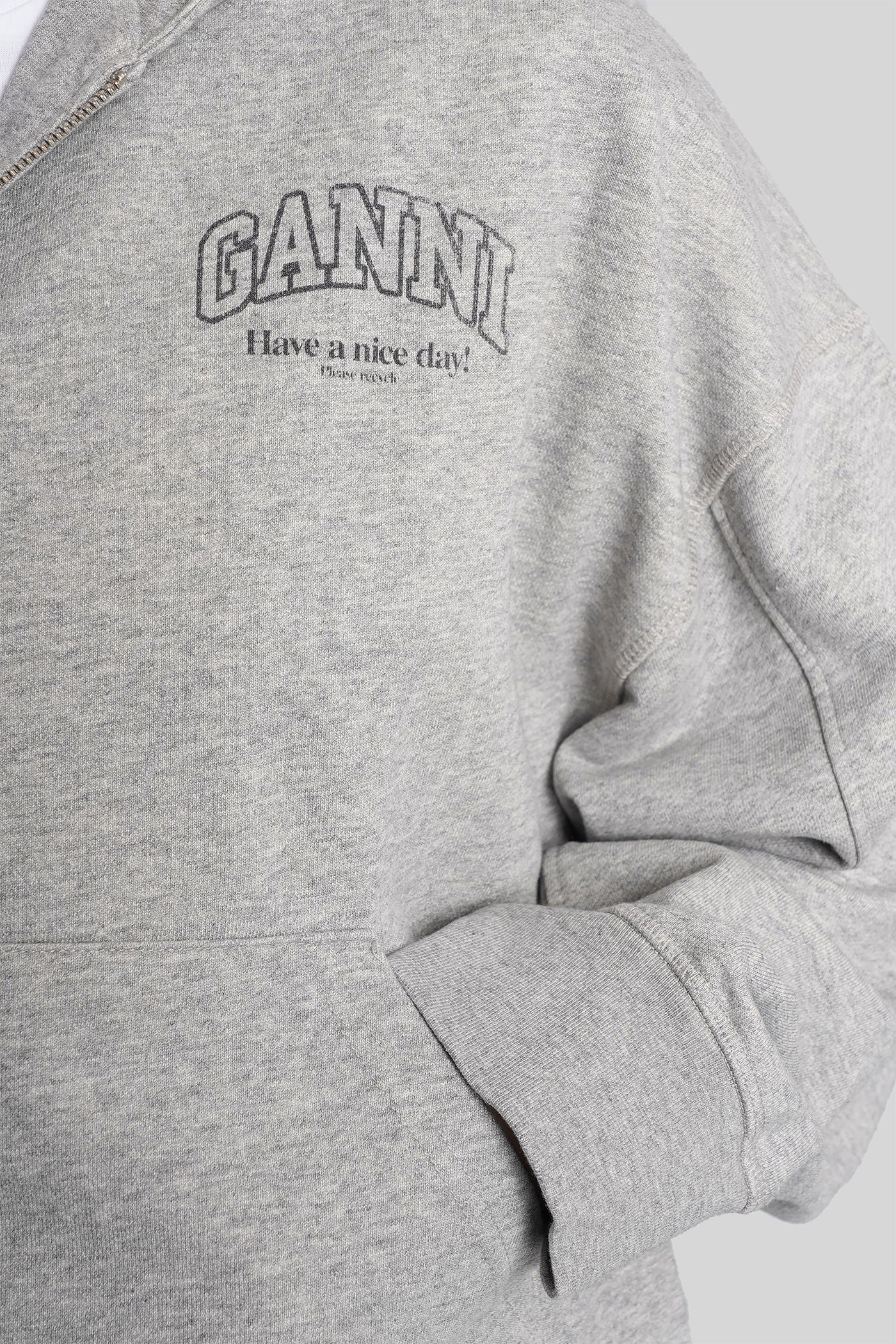 Sweatshirt in grey cotton - Image 5