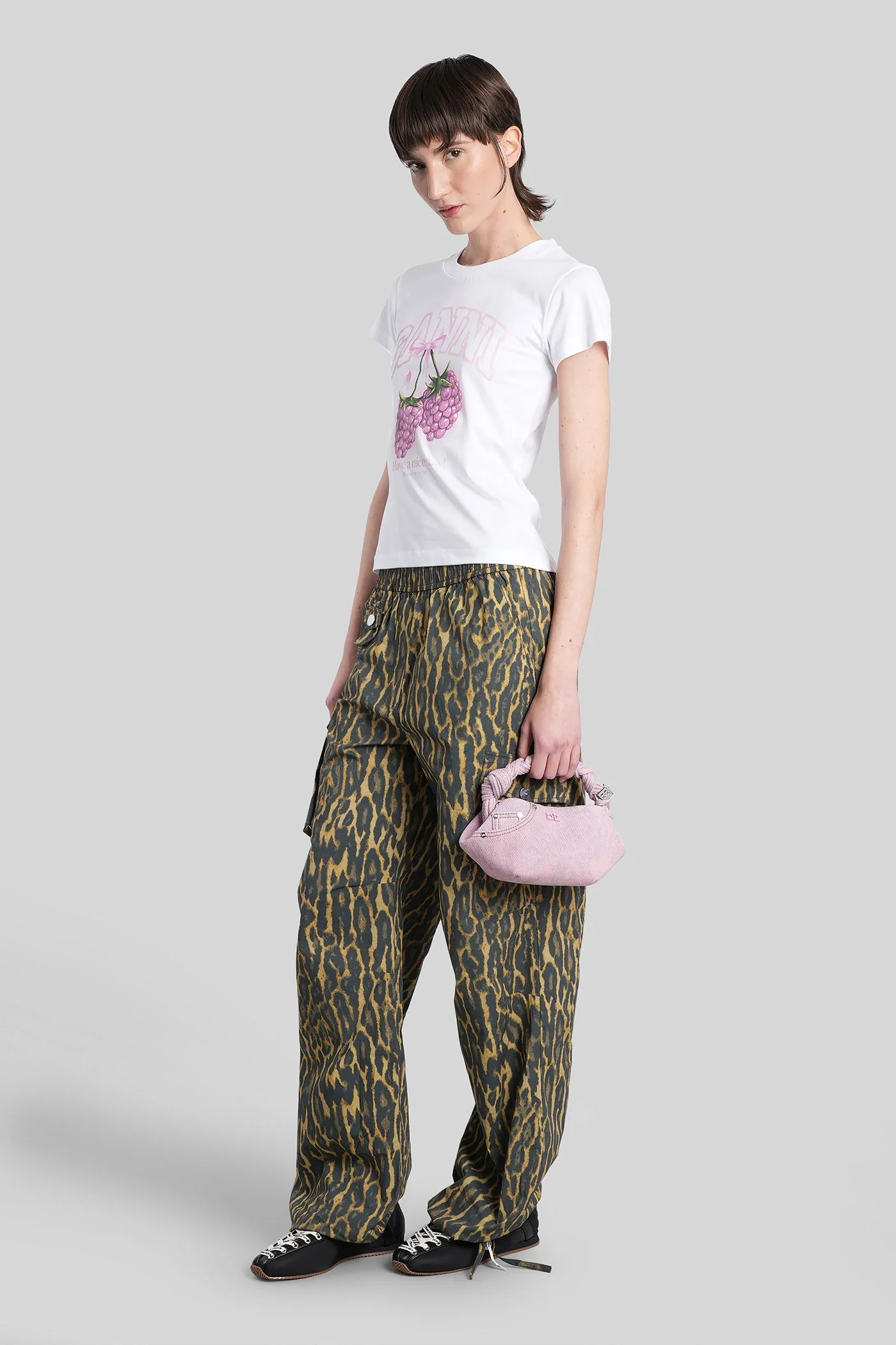 T-Shirt in white cotton - Image 22
