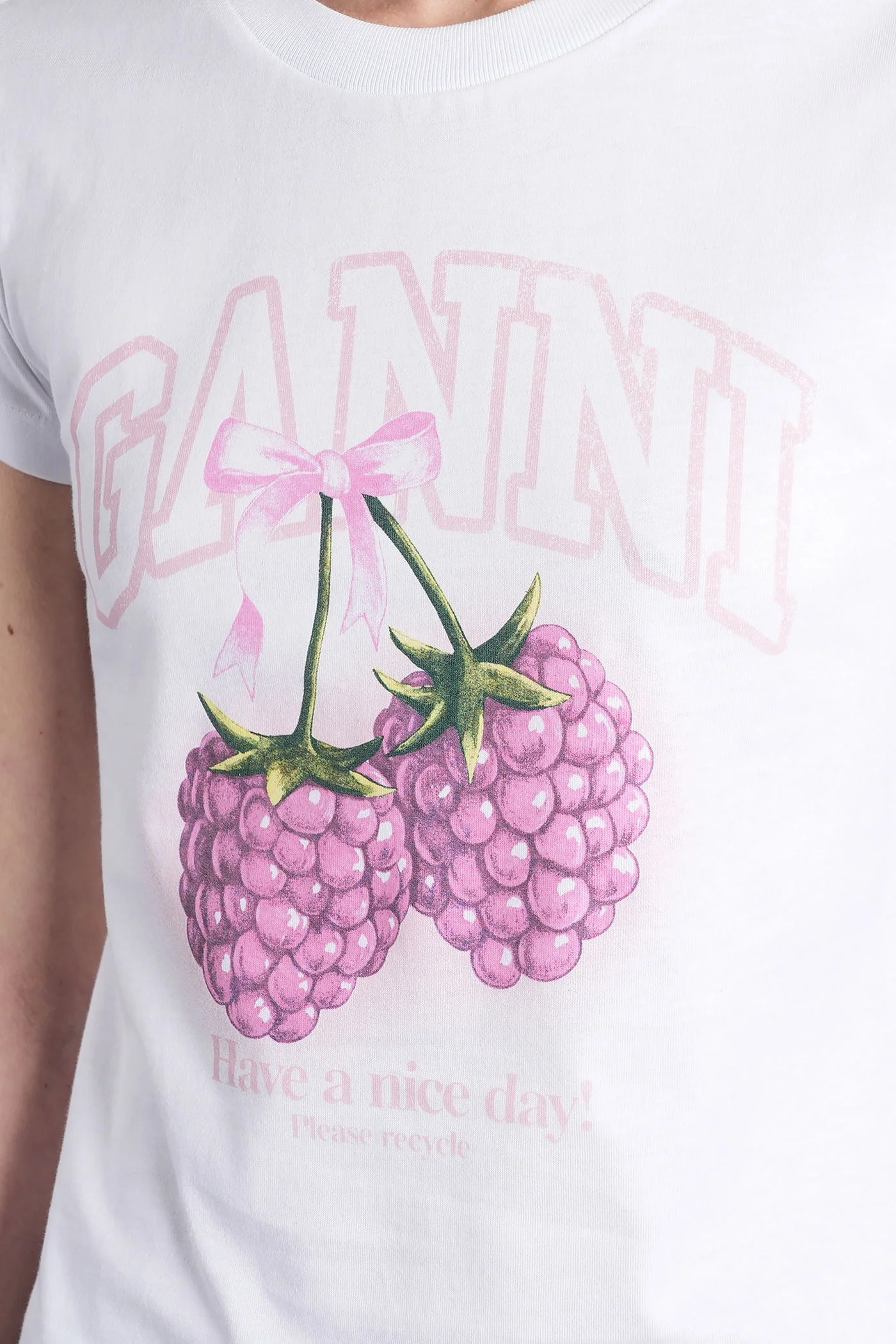 T-Shirt in white cotton - Image 45