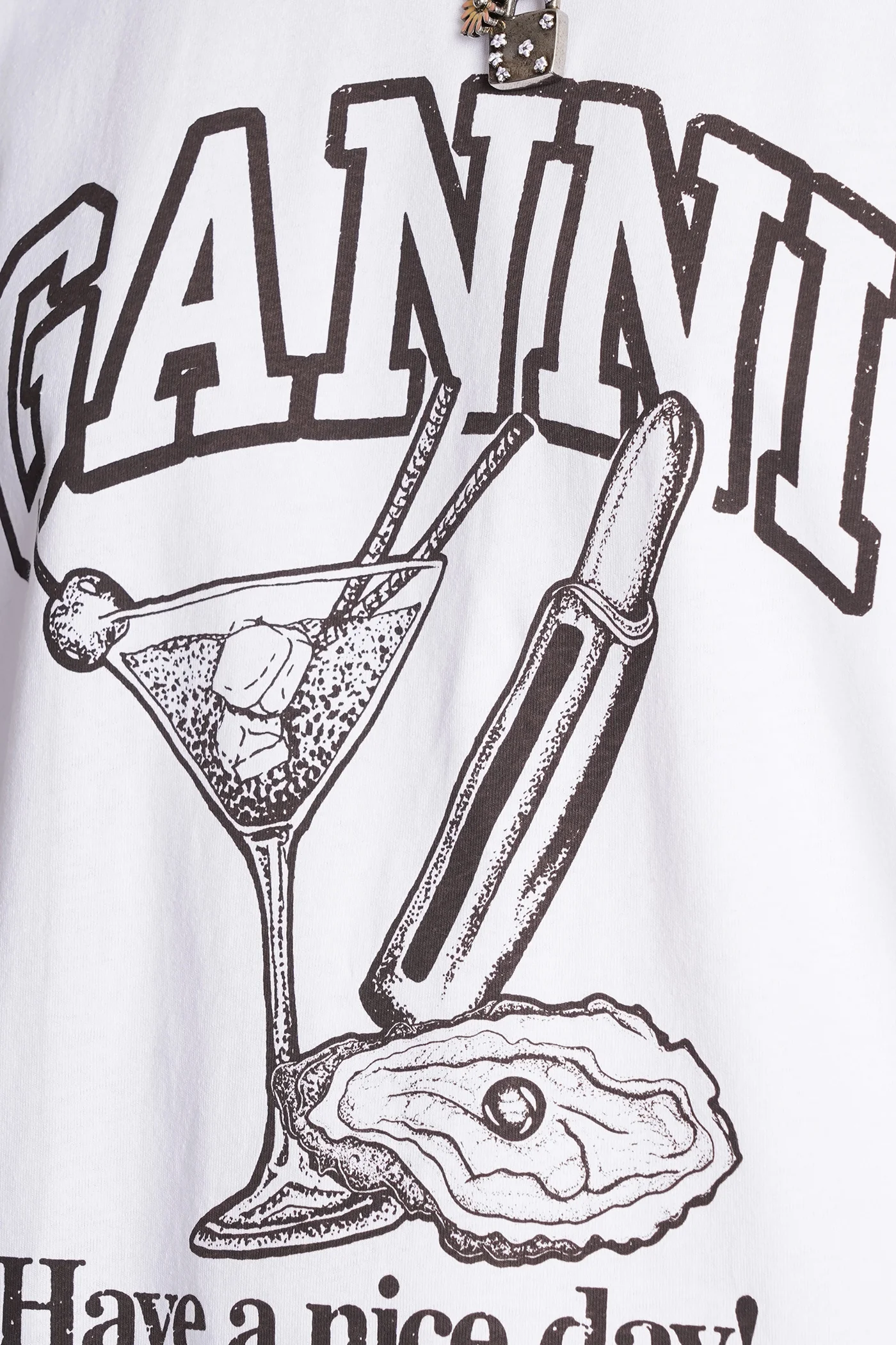 T-Shirt in white cotton - Image 5
