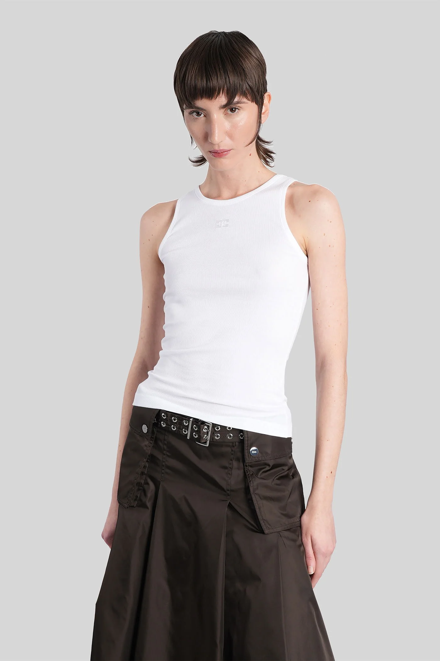 tank Top in white cotton