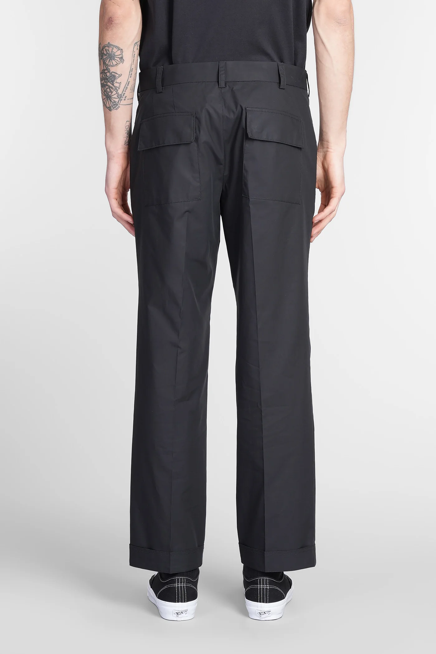 30wg Pants in black cotton - Image 3