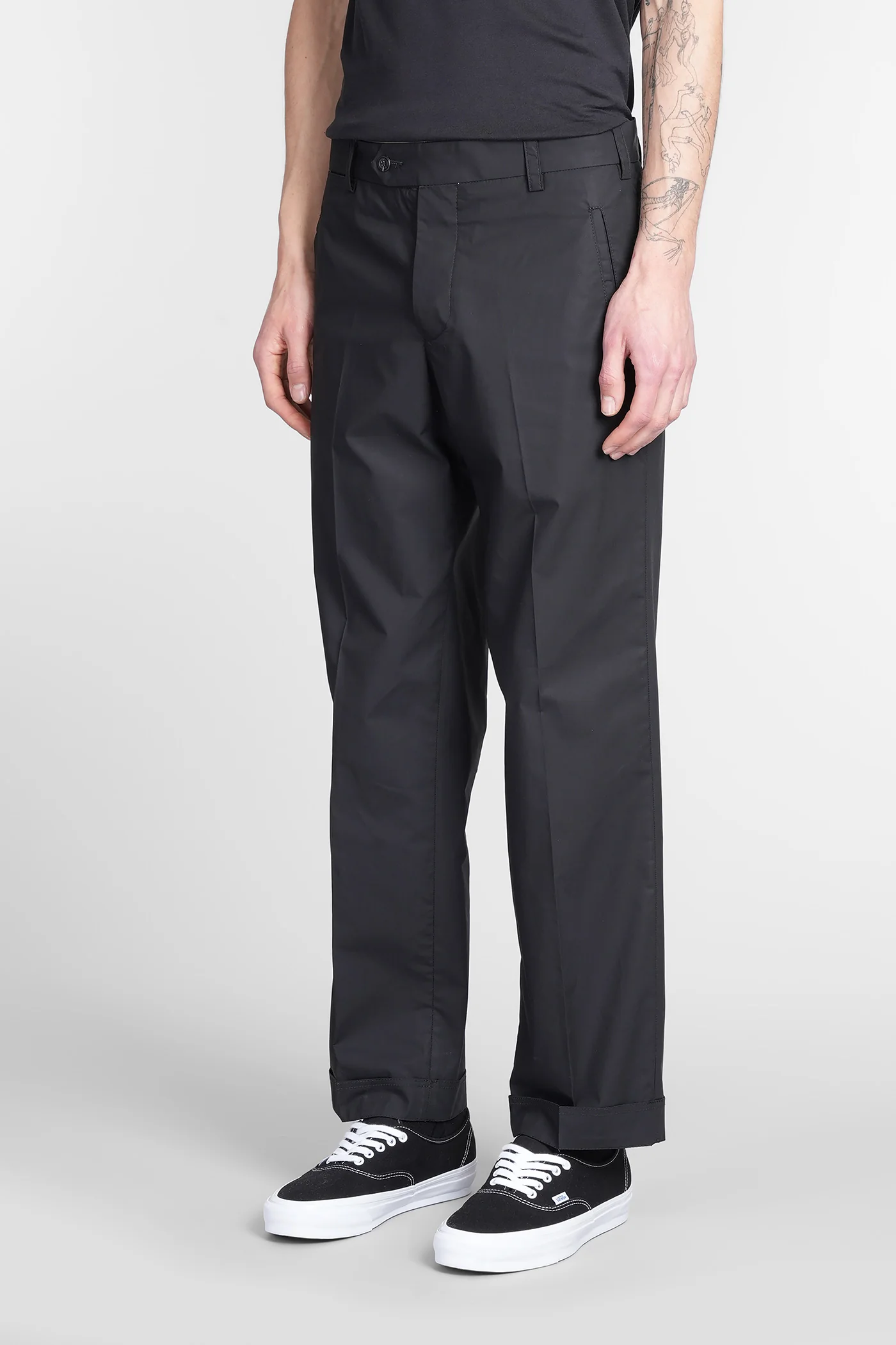 30wg Pants in black cotton - Image 4