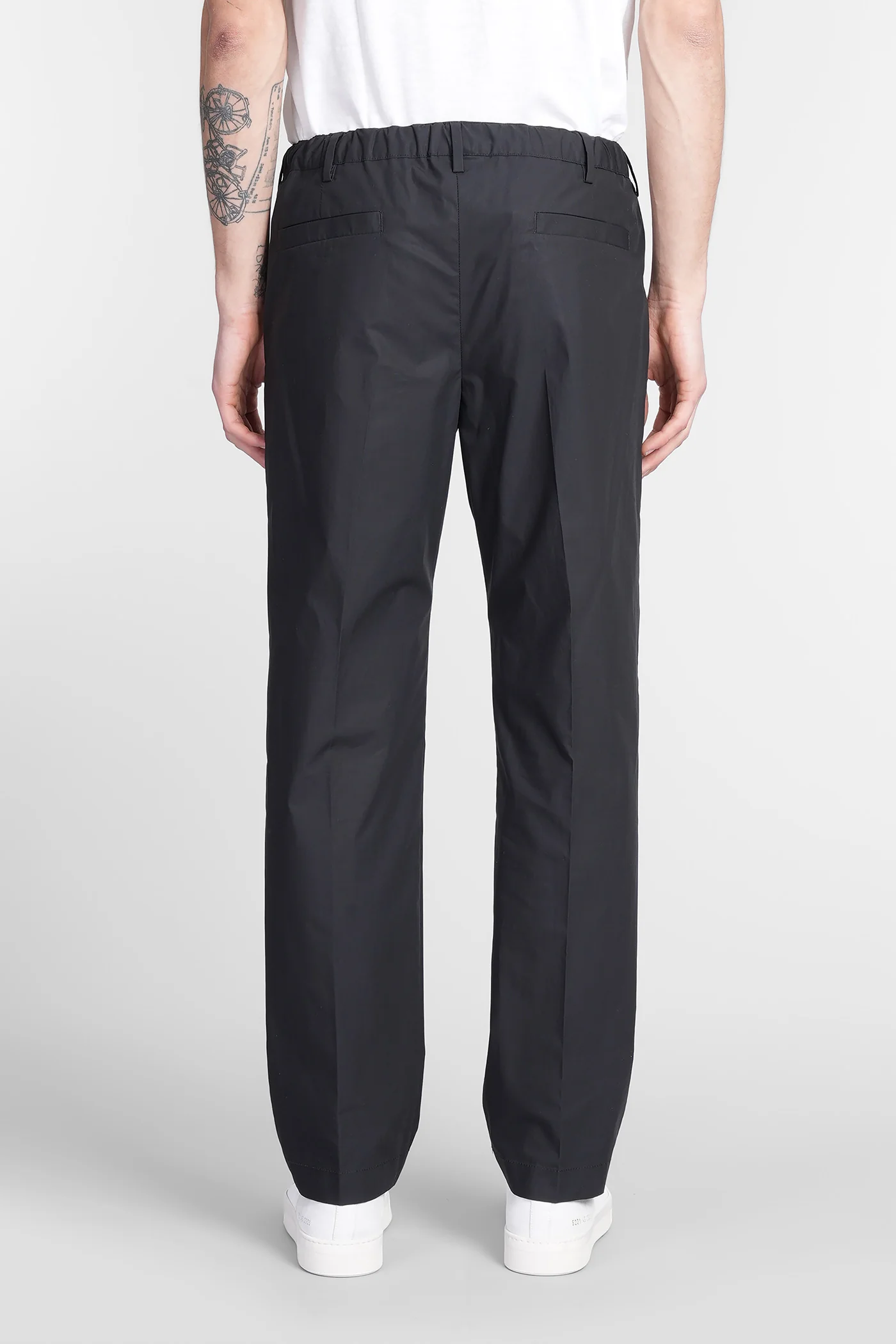 3oc Pants in black cotton - Image 3
