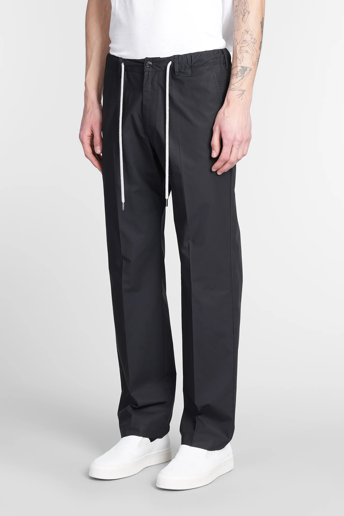 3oc Pants in black cotton - Image 4