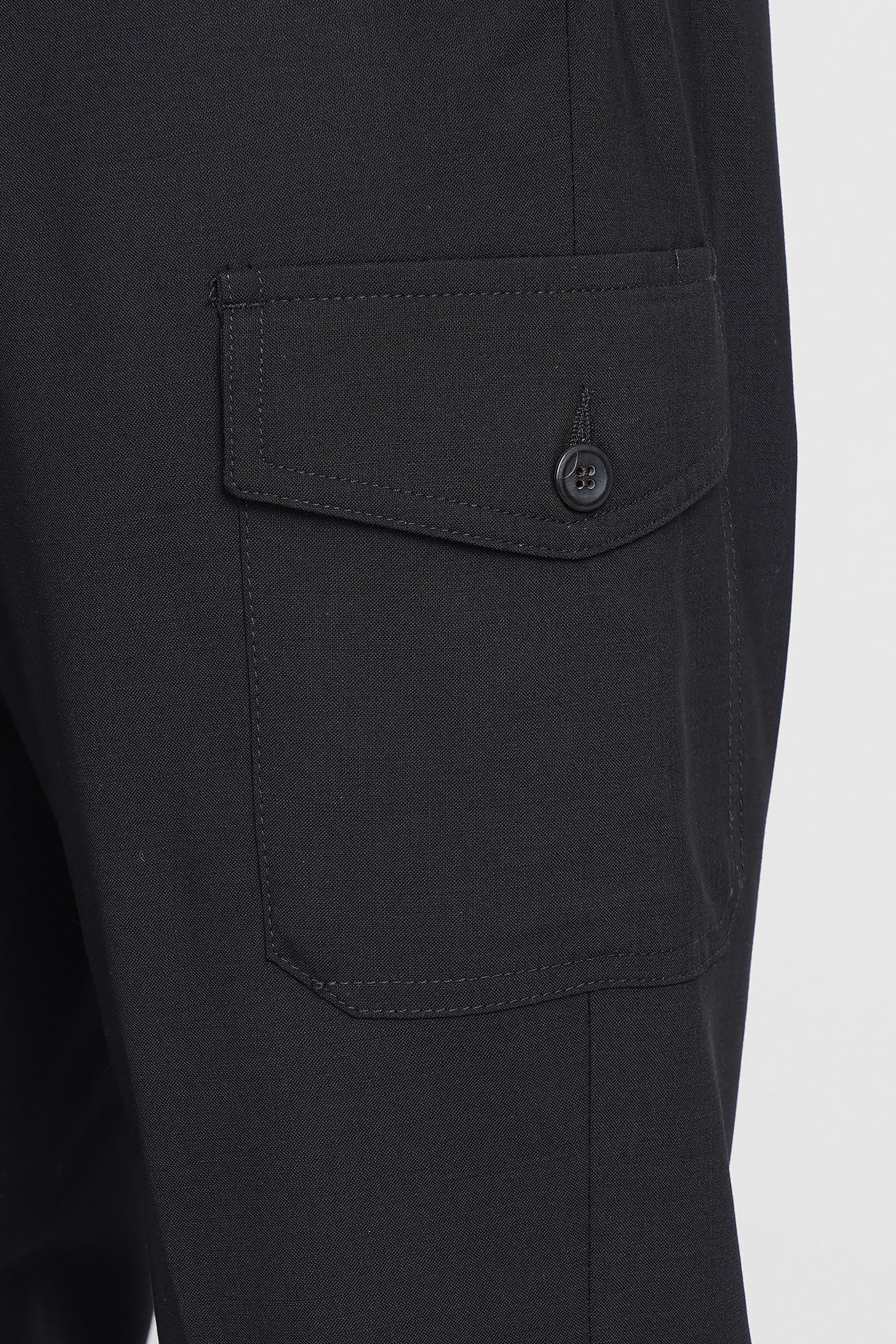 3rc Pants in black wool - Image 5