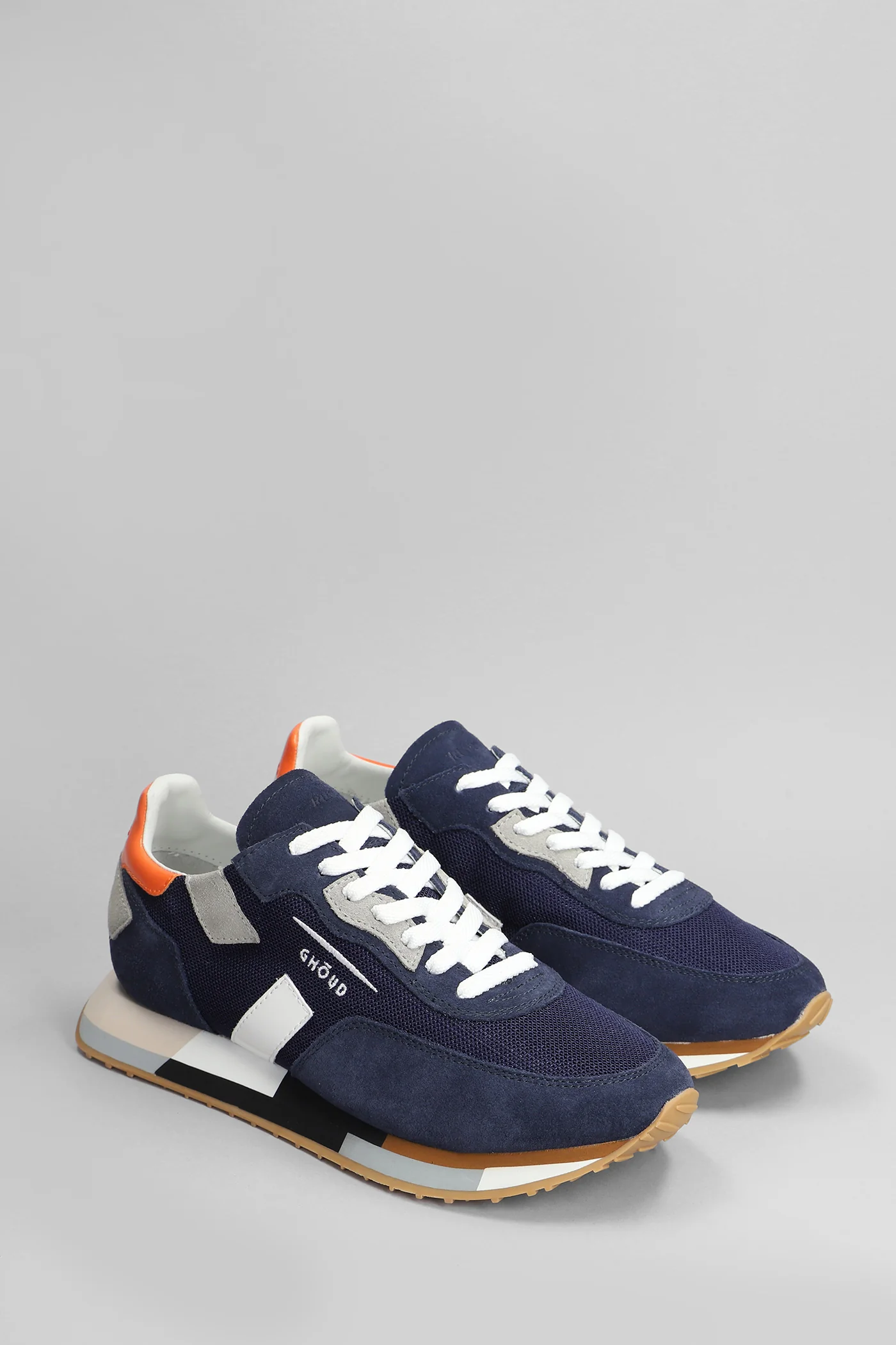 Rush Multi Sneakers in blue Suede and fabric - Image 2