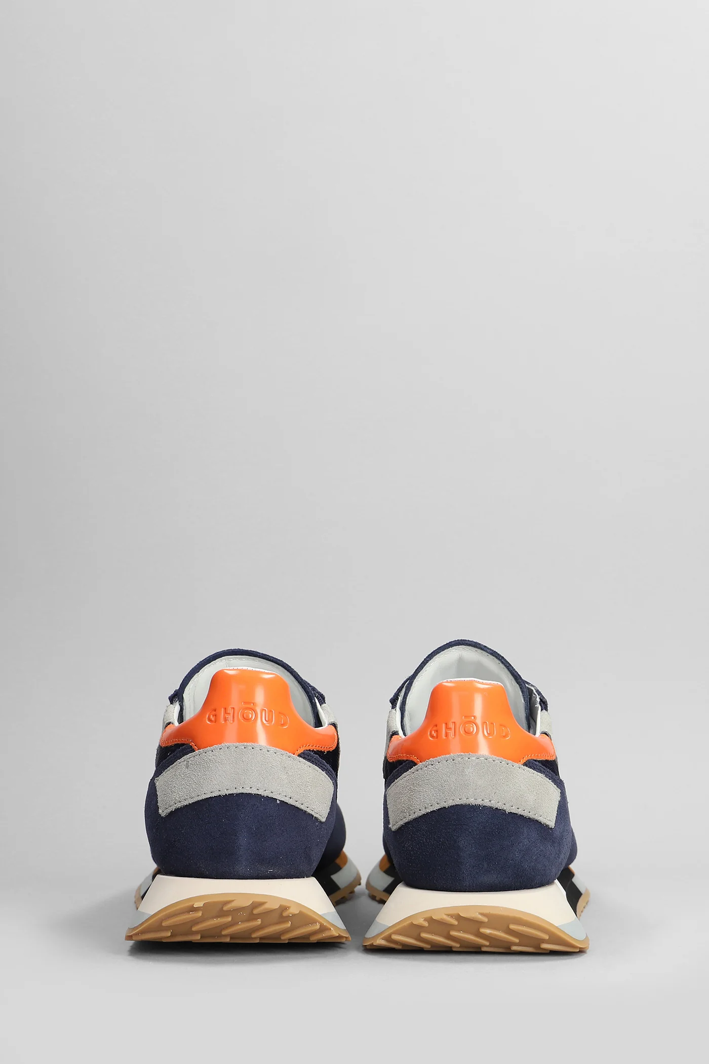 Rush Multi Sneakers in blue Suede and fabric - Image 4