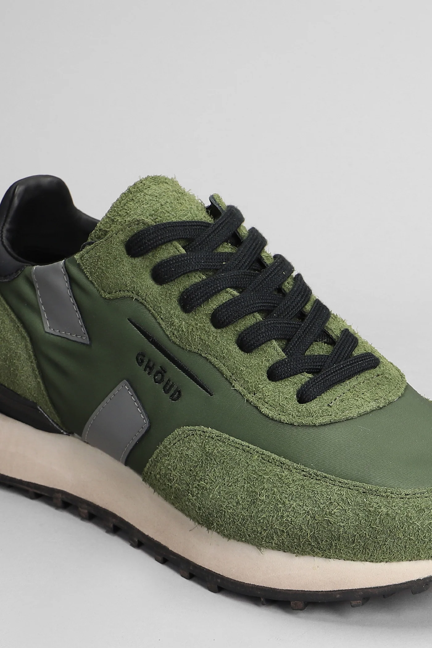 Rush One Sneakers in green Suede and fabric - Image 5