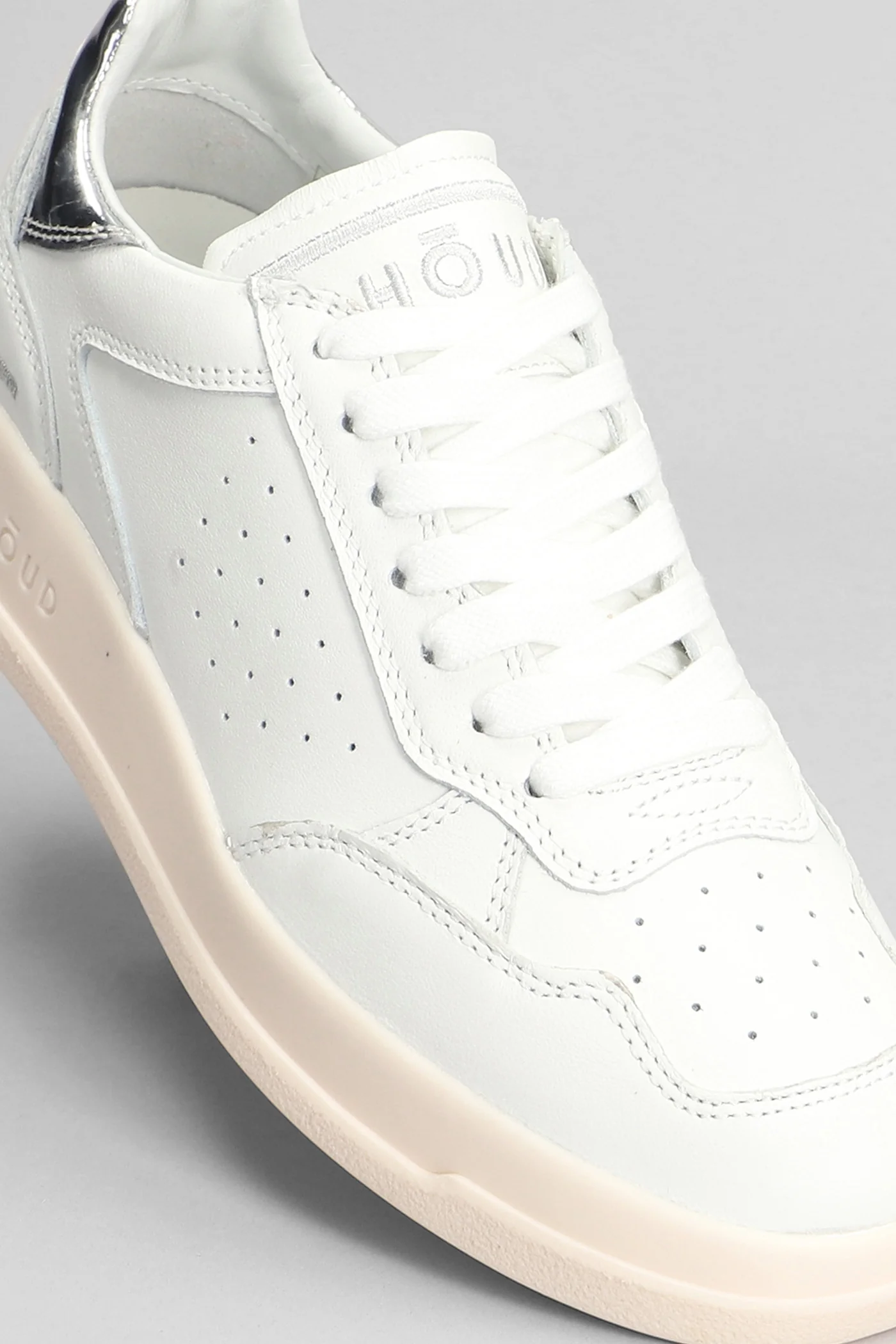 Tweener Low Sneakers in white leather - Image 5