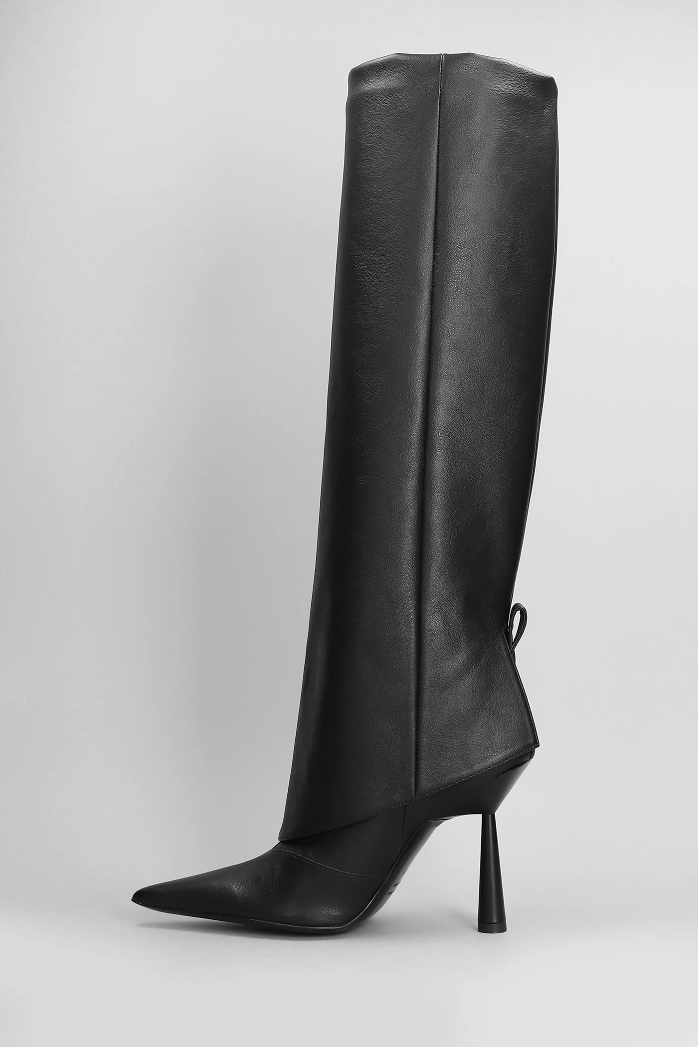Ros 31 High heels boots in black leather - Image 3