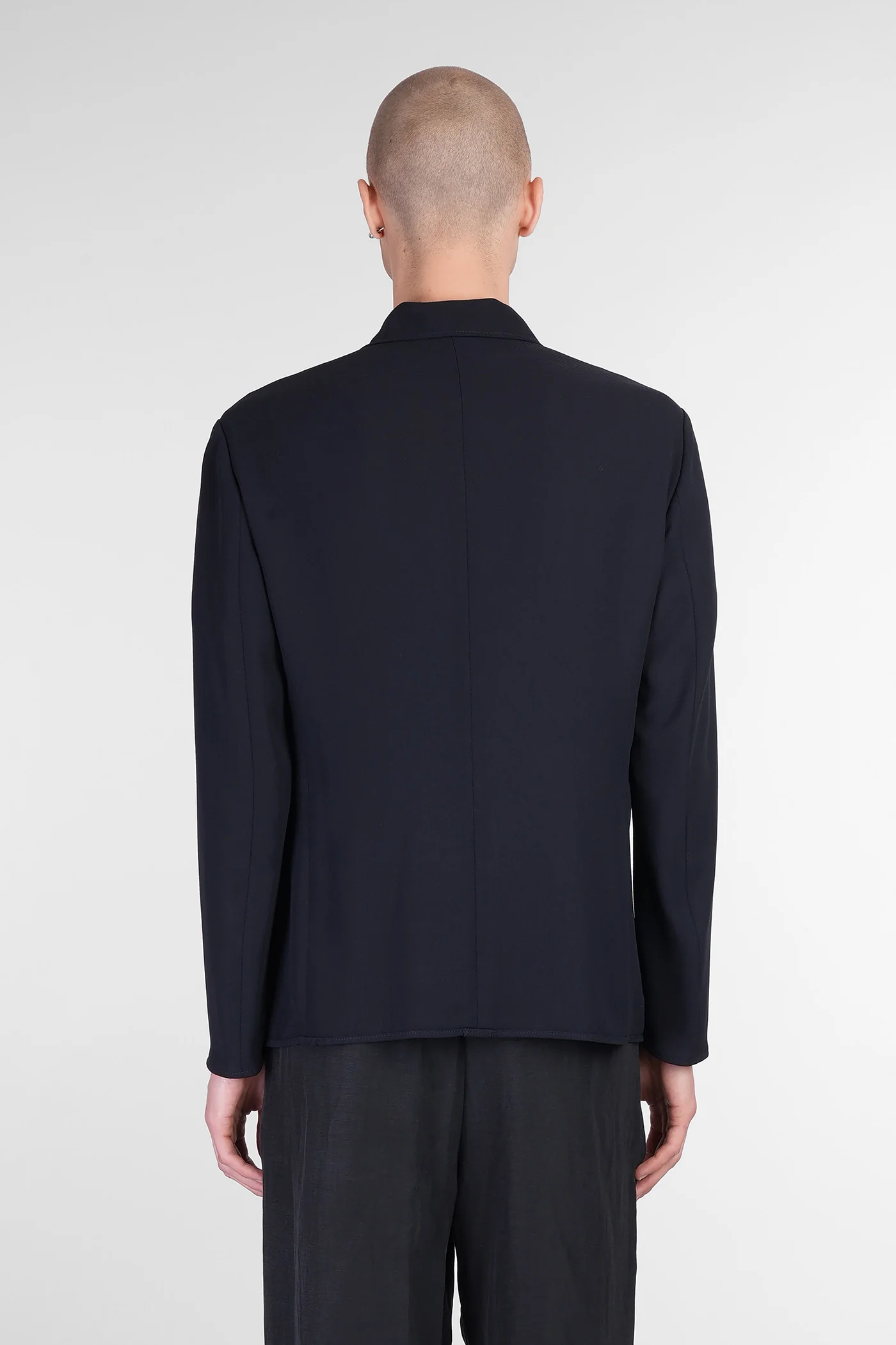Blazer in blue wool - Image 3