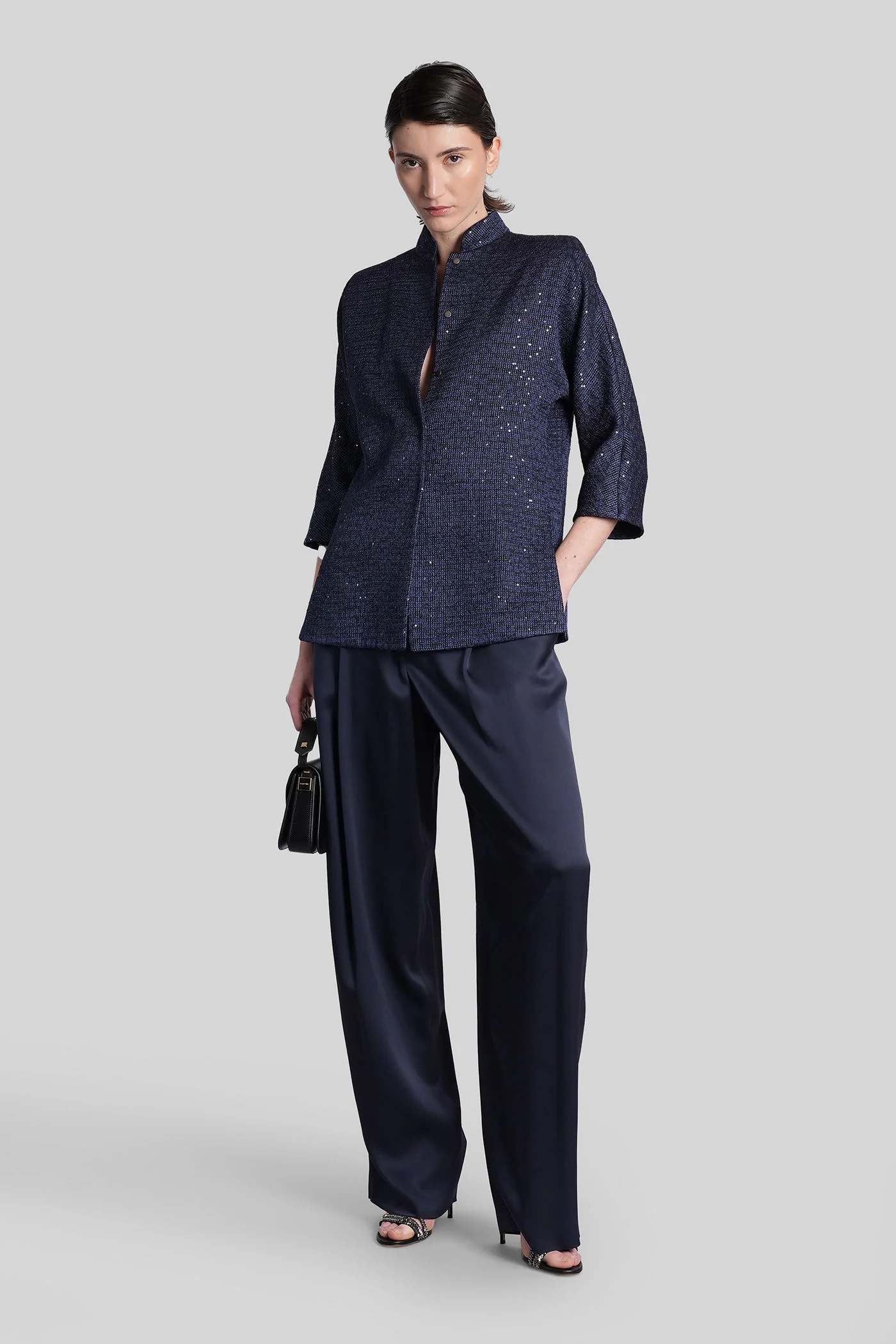 Casual jacket in Viola viscose - Image 2