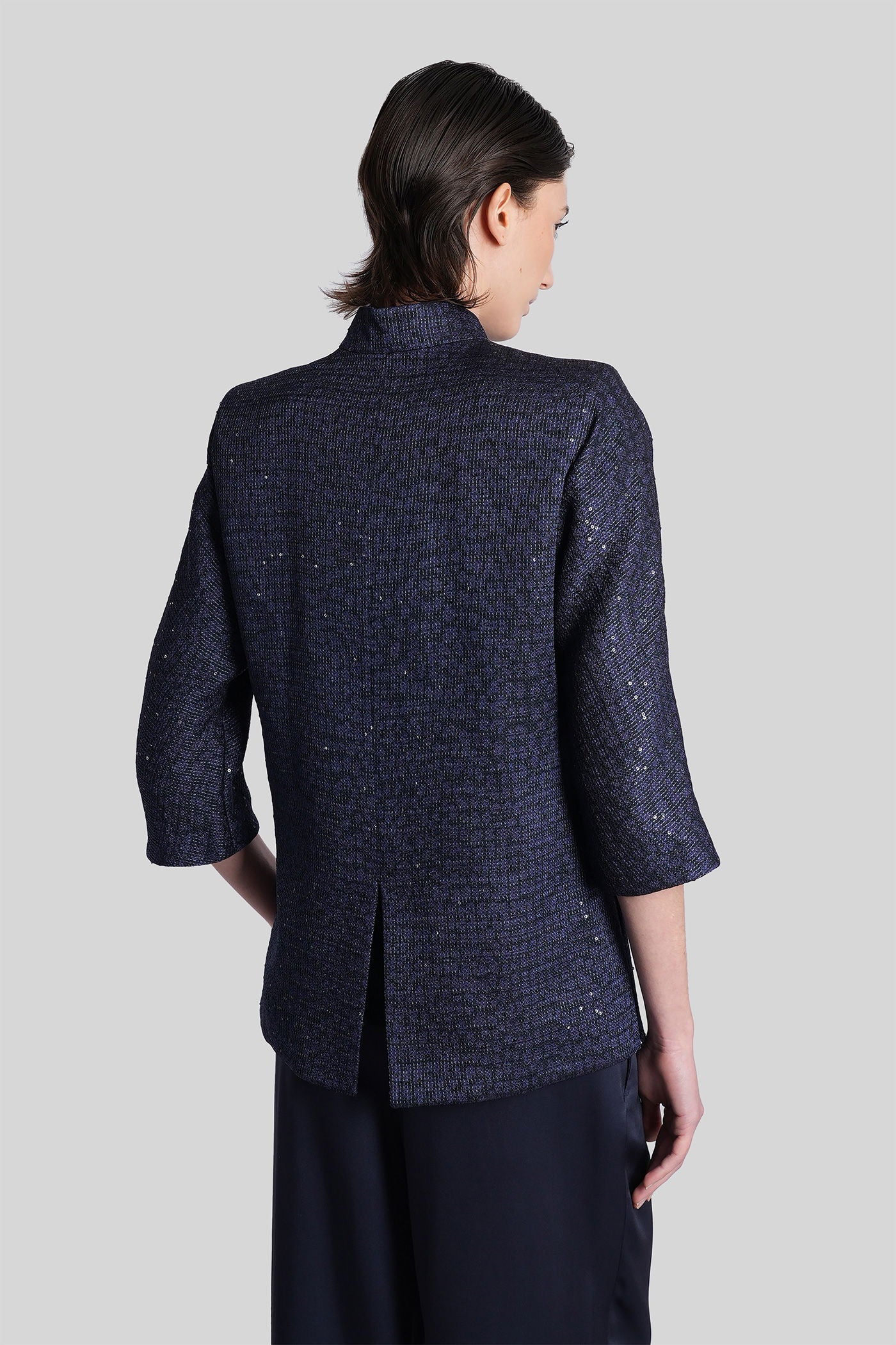 Casual jacket in Viola viscose - Image 3