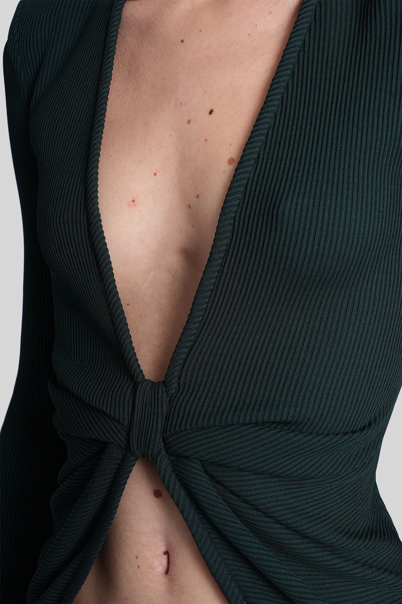 Knitwear in green viscose - Image 5