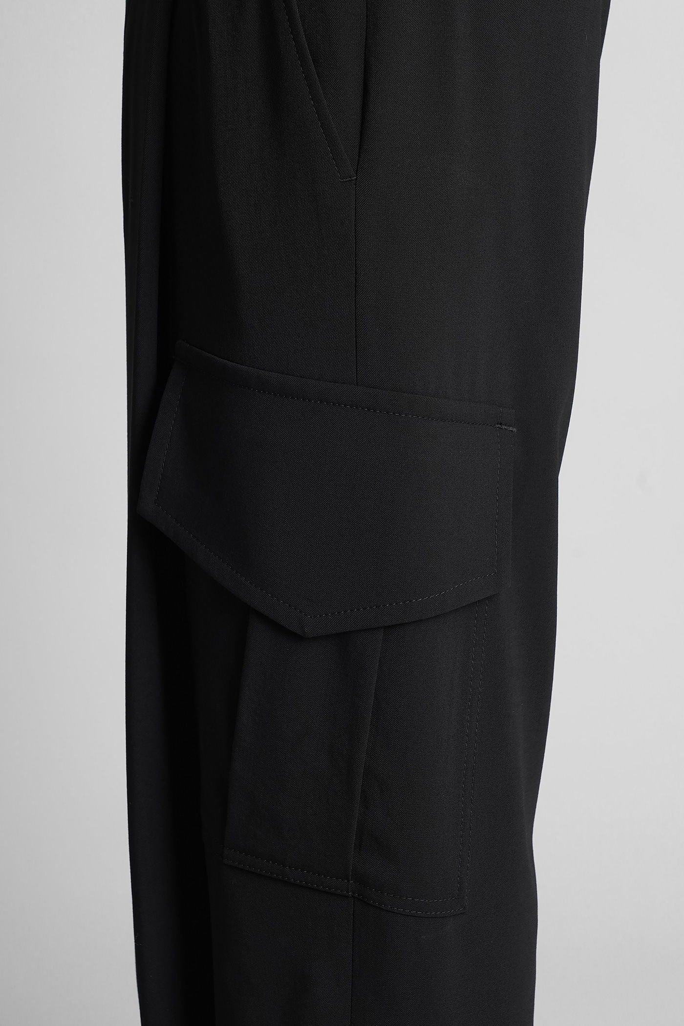 Pants in black wool - Image 5