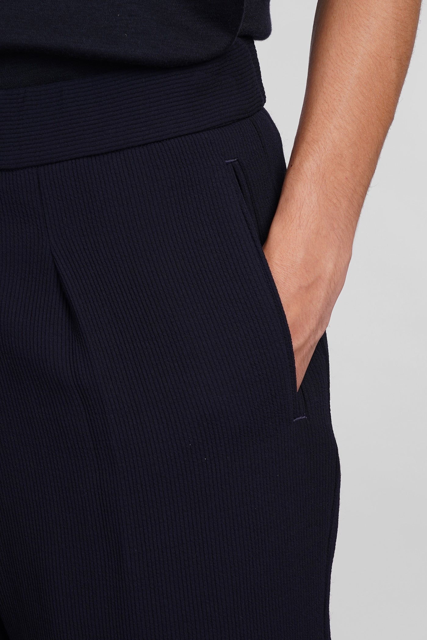 Pants in blue wool - Image 5