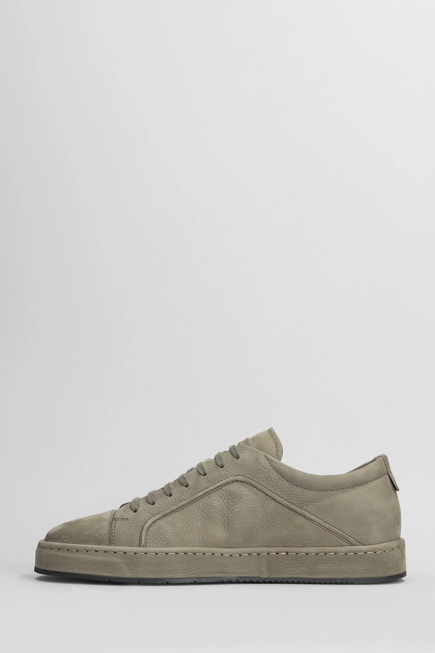 Sneakers in grey leather - Image 3