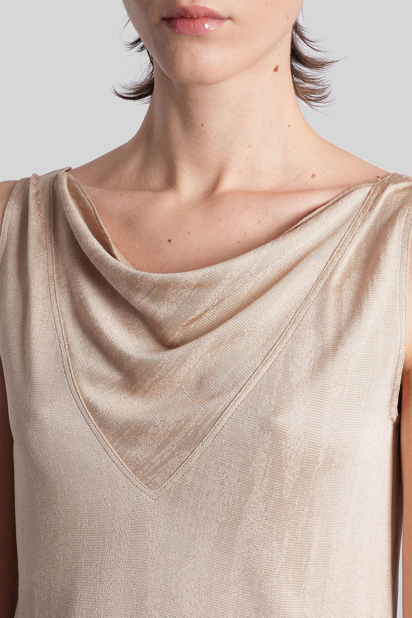 Topwear in beige viscose - Image 5