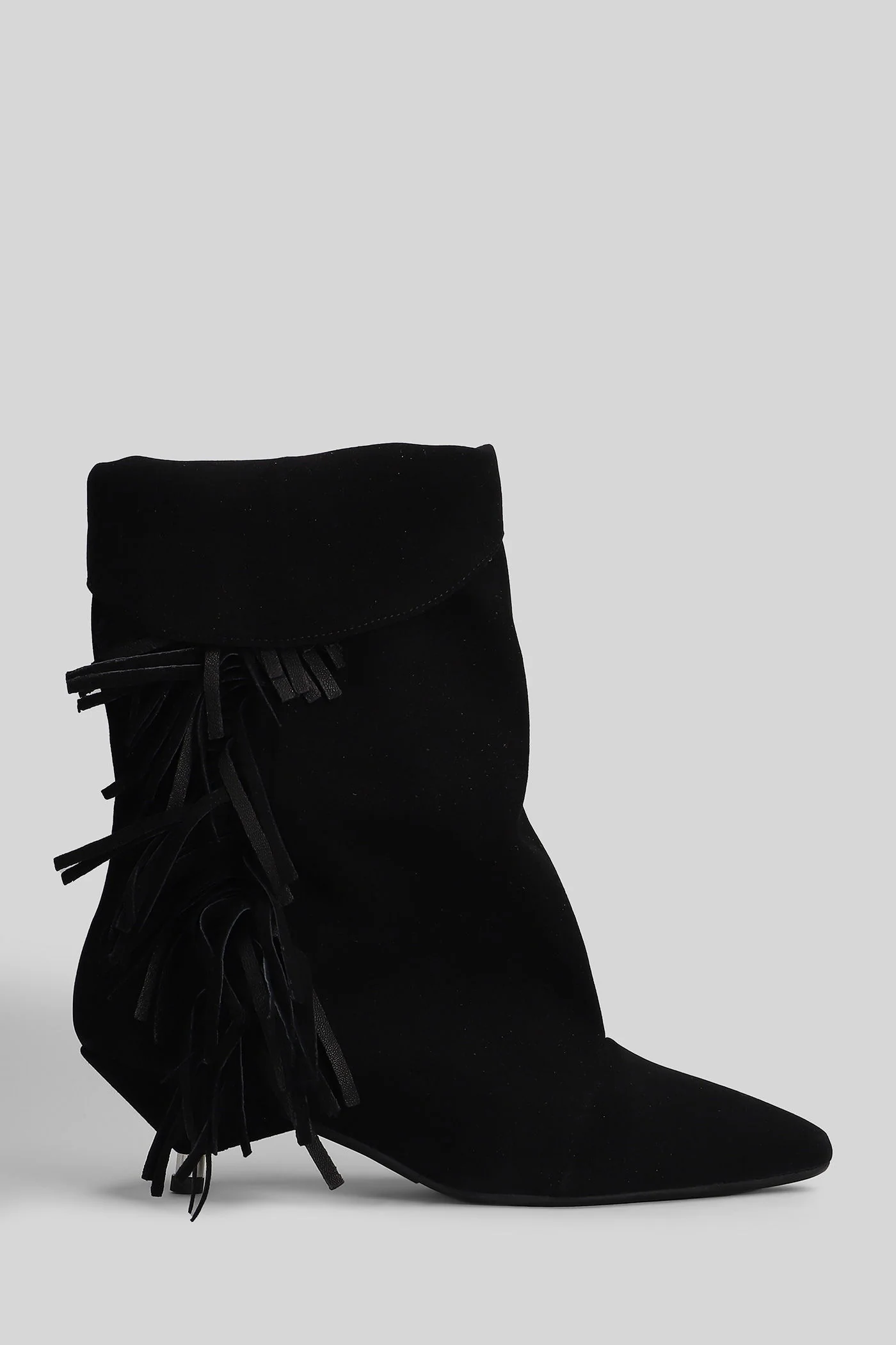 Ariana low heels Ankle boots in black suede