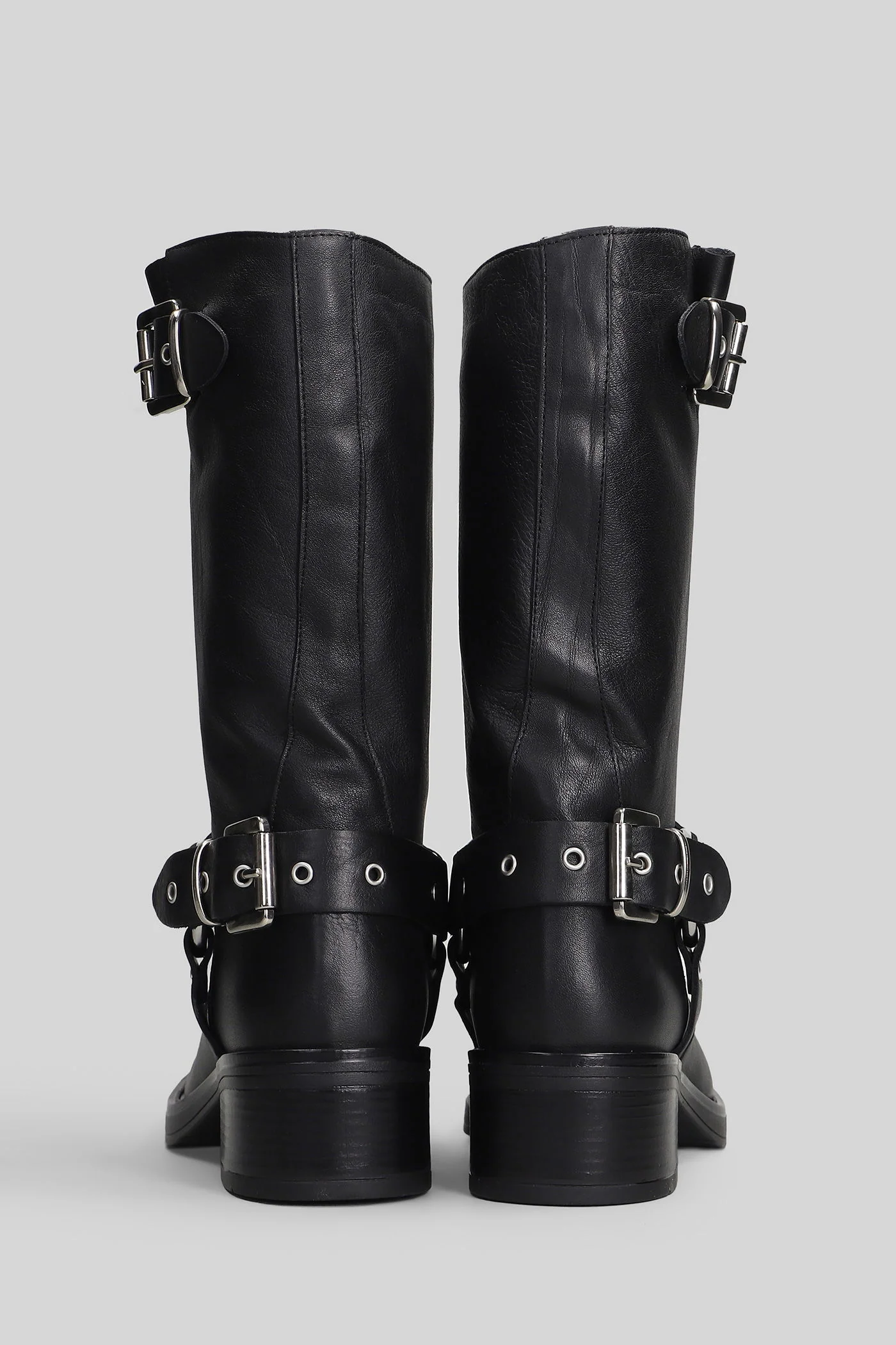 Chester low heels Ankle boots in black leather - Image 4