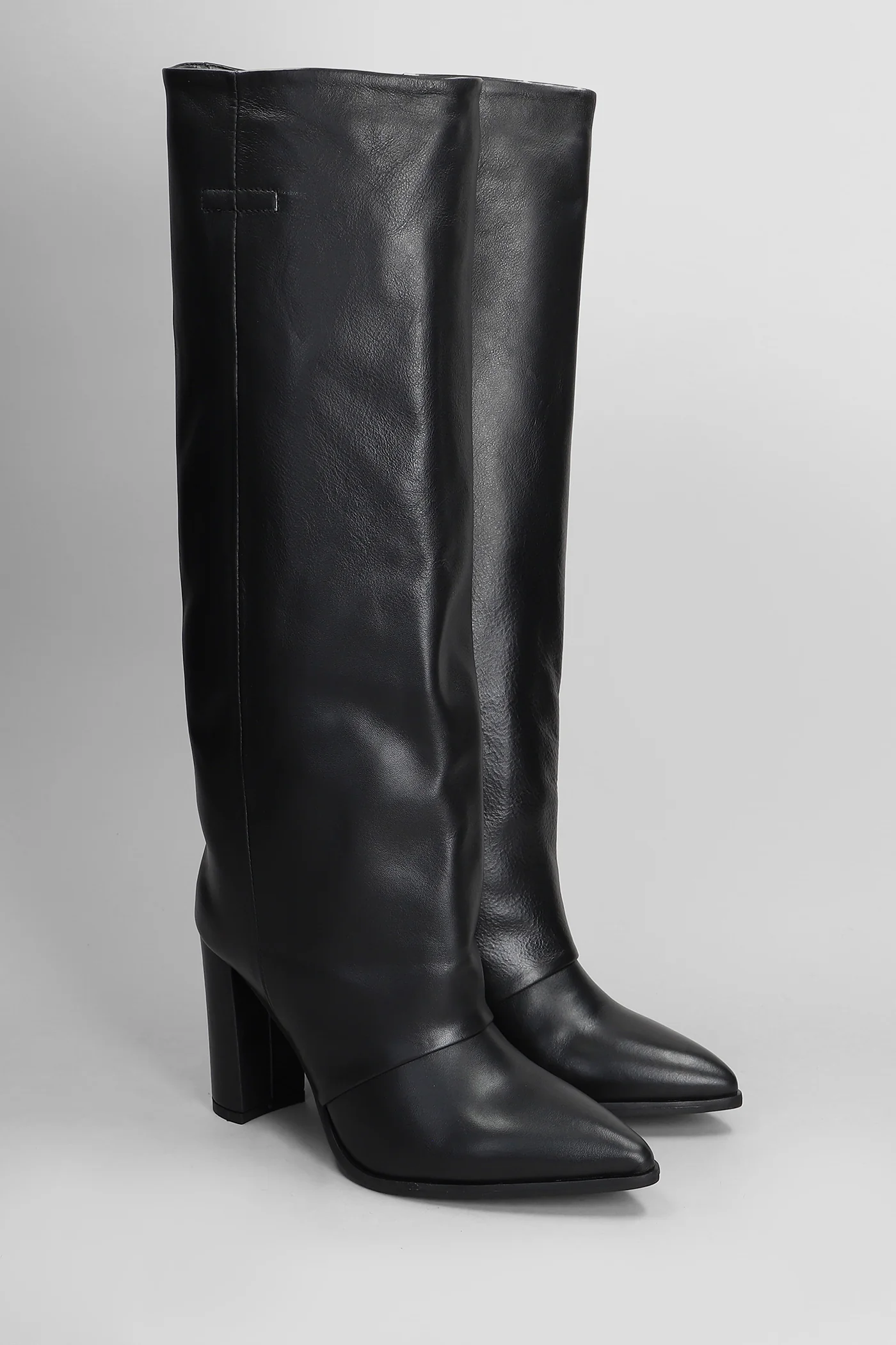Dixi High heels boots in black leather - Image 12