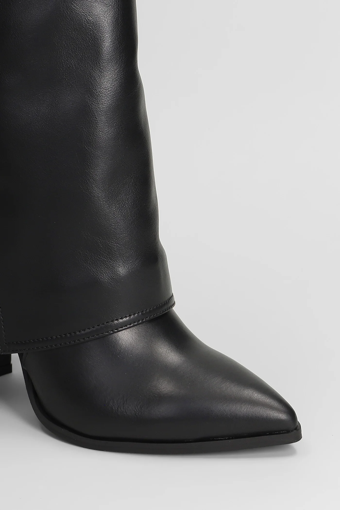 Ducie High heels Ankle boots in black leather - Image 5