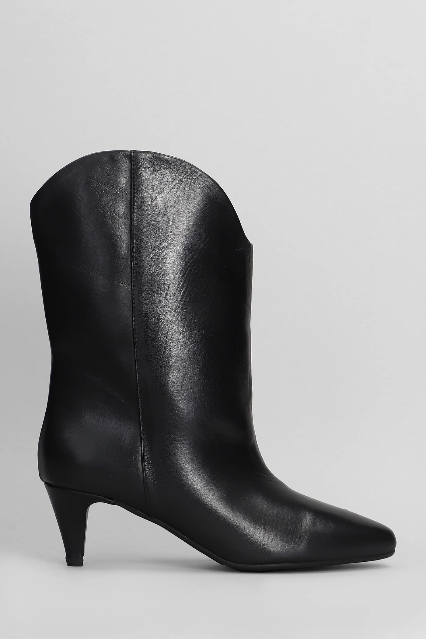 Enea High heels Ankle boots in black leather