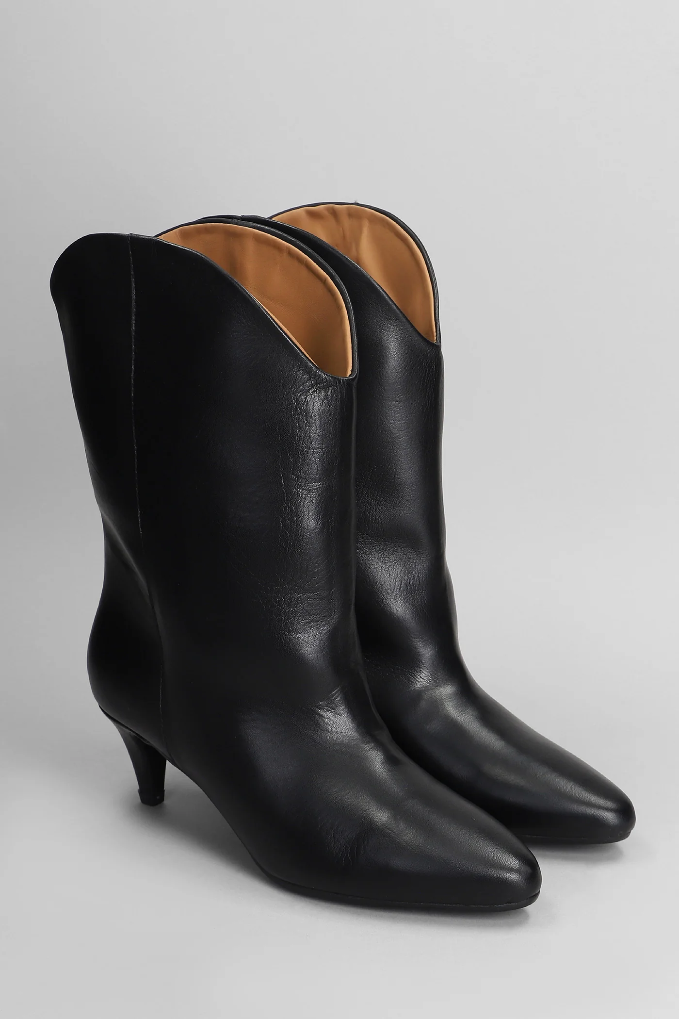 Enea High heels Ankle boots in black leather - Image 2