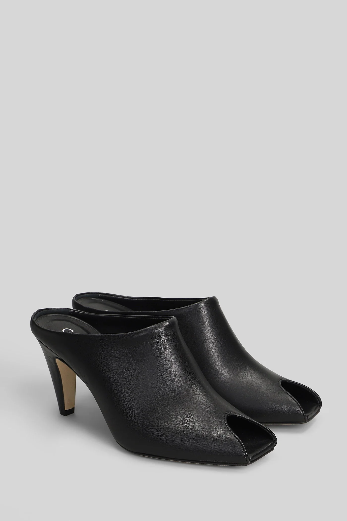 Giuly Slipper-Mule in black leather - Image 2
