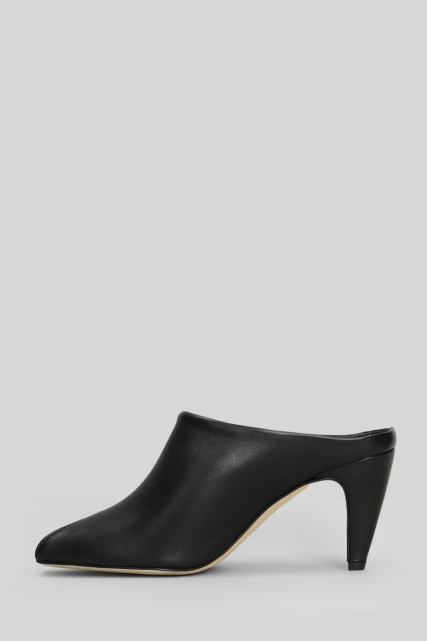Giuly Slipper-Mule in black leather - Image 3