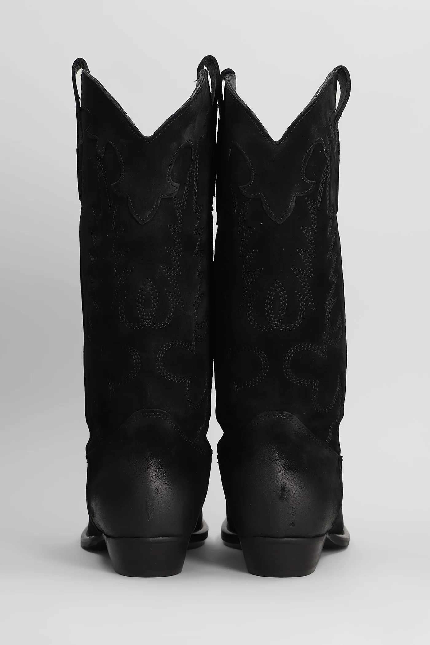Guatemala texan boots in black suede - Image 4