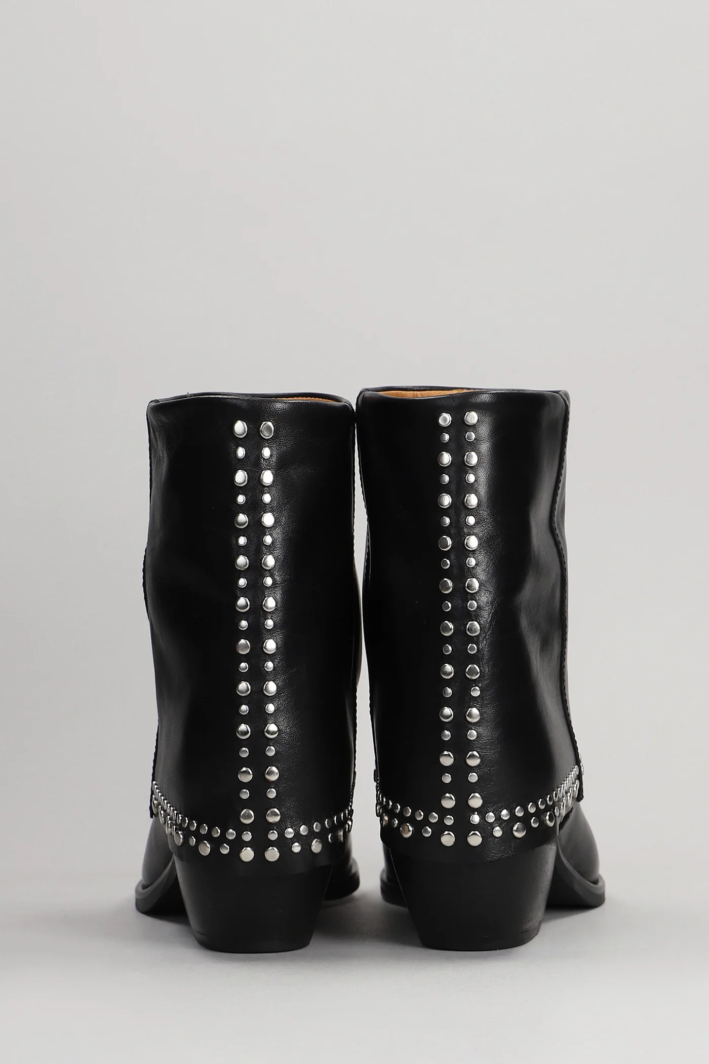 Irina texan Ankle boots in black suede - Image 4