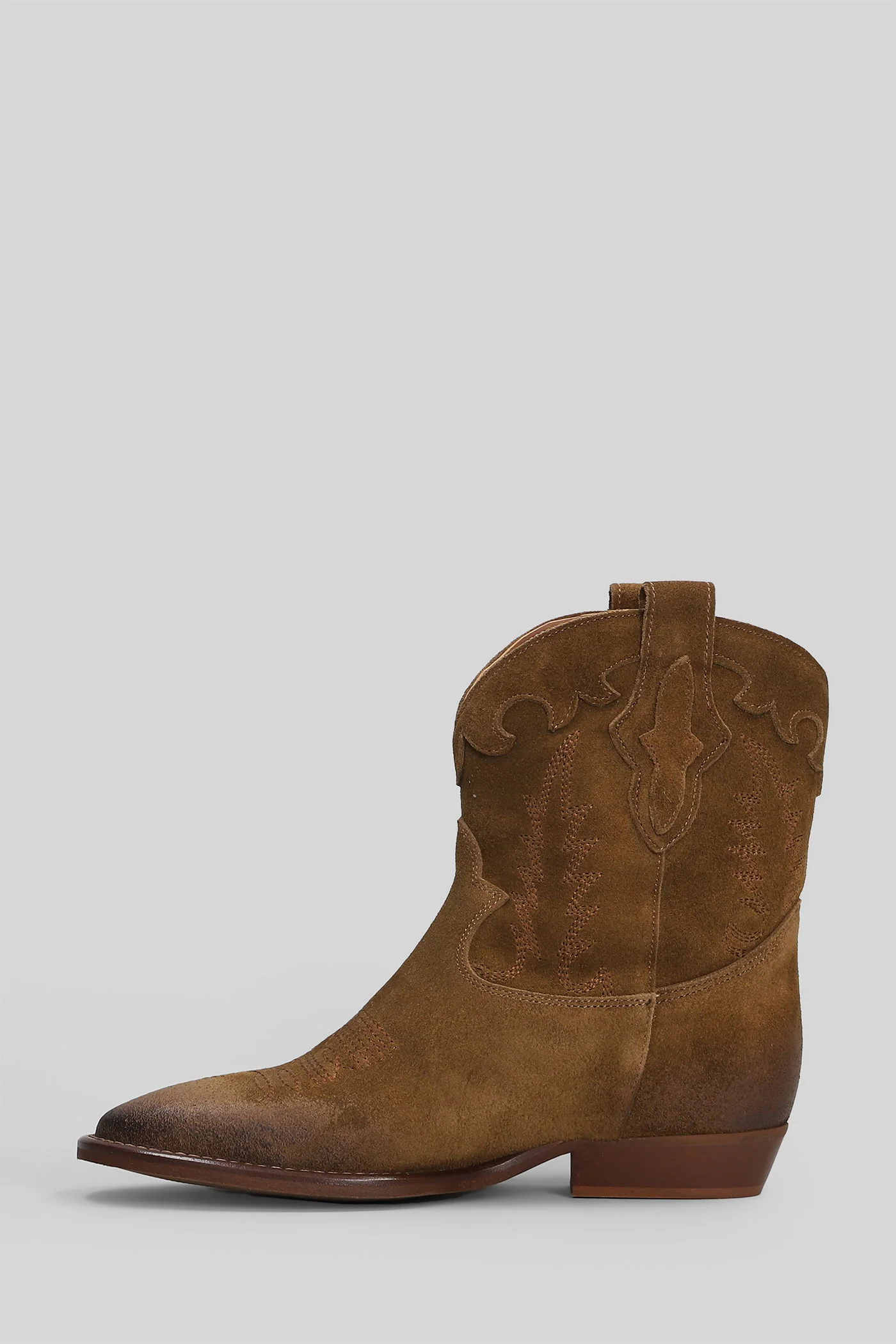 Malawi texan Ankle boots in leather color suede - Image 3