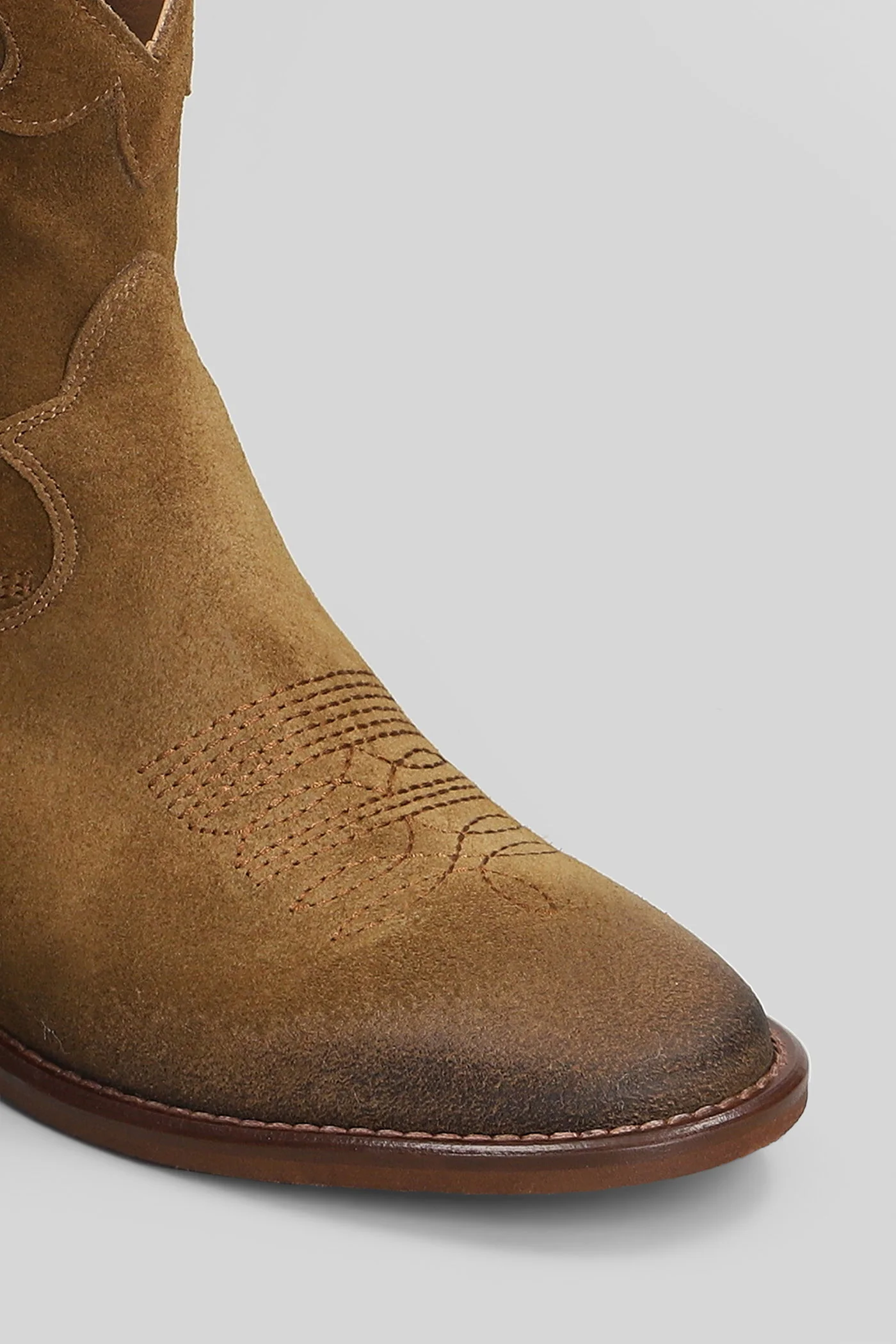 Malawi texan Ankle boots in leather color suede - Image 5