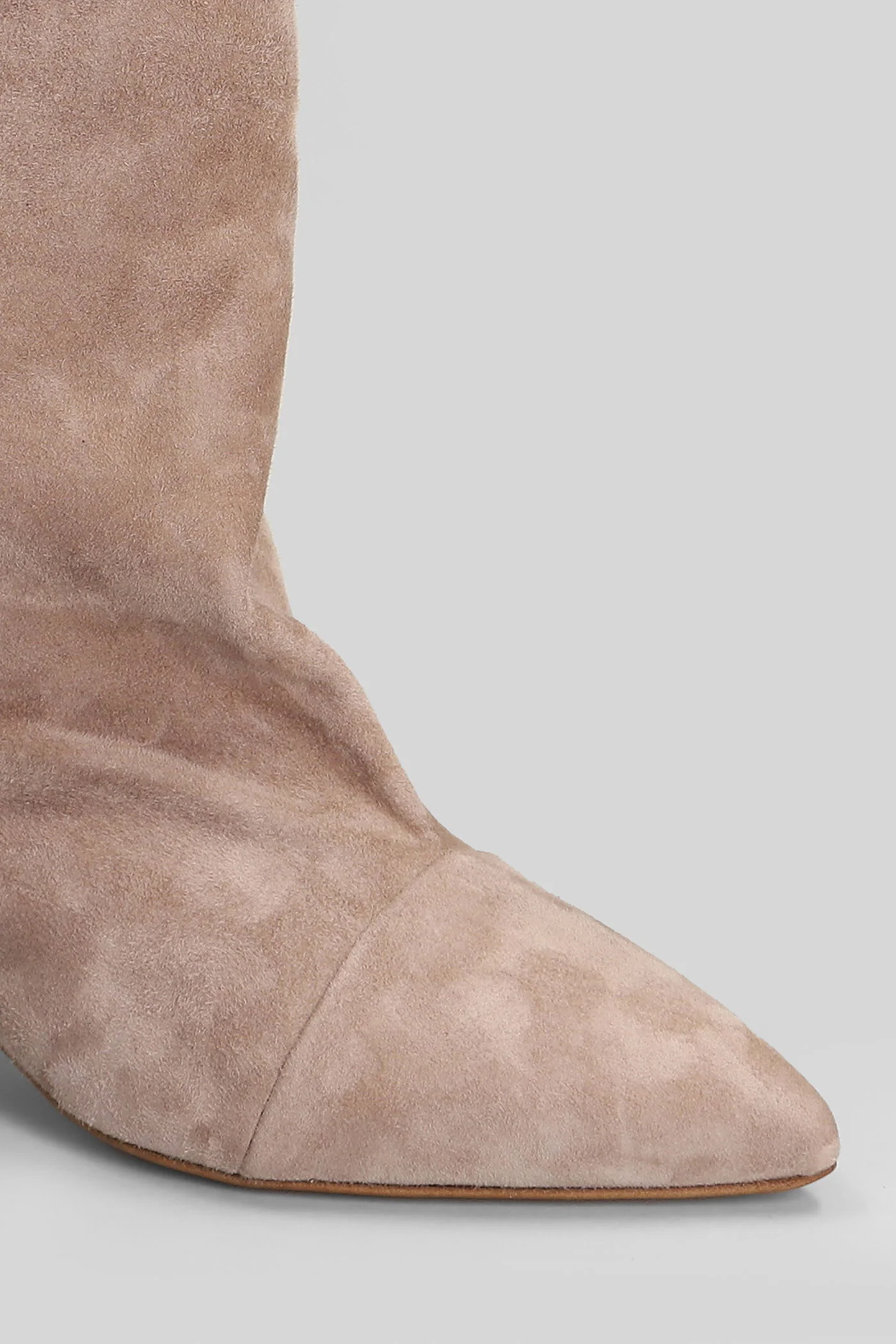 Miriam High heels Ankle boots in taupe suede - Image 5