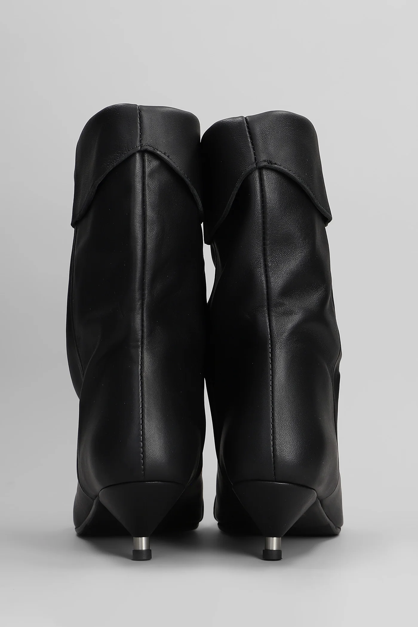 Miriam low heels Ankle boots in black leather - Image 4