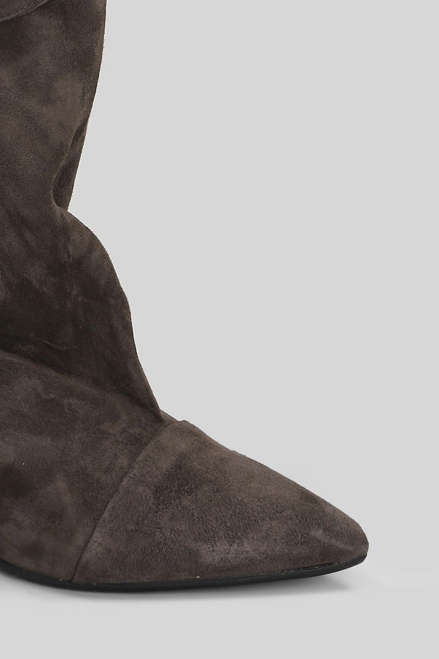 Miriam low heels Ankle boots in dark brown suede - Image 5